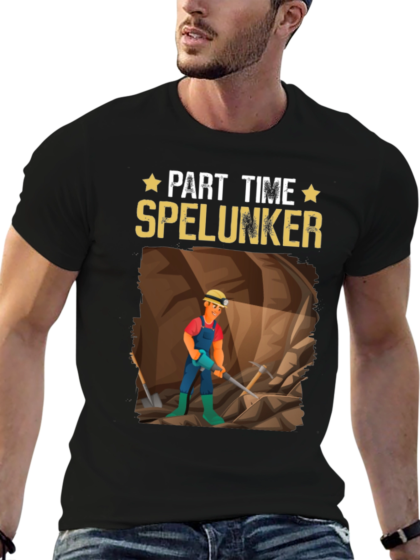 Part Time Spelunker Graphic Tee