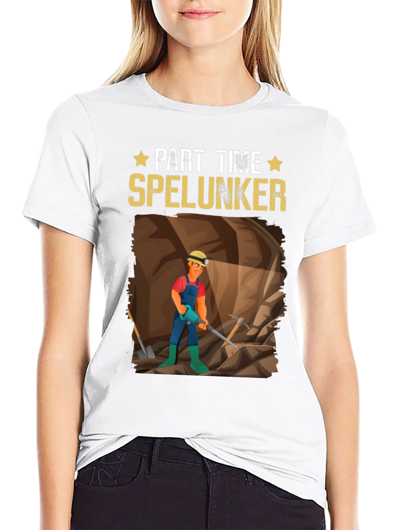 Part Time Spelunker Graphic Tee