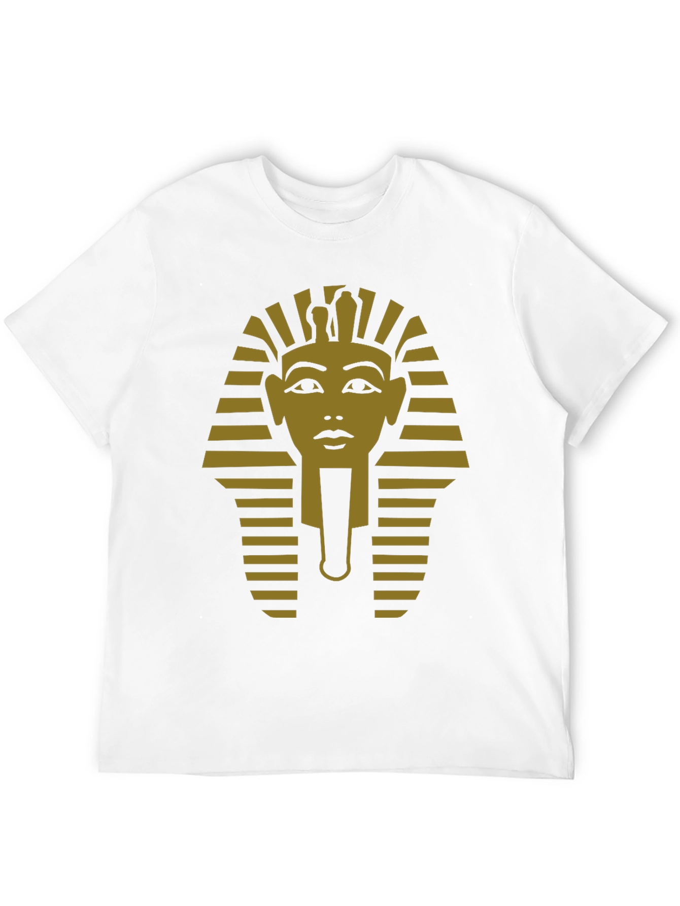 Egyptian Pharaoh Graphic Tee - Black Cotton T-Shirt
