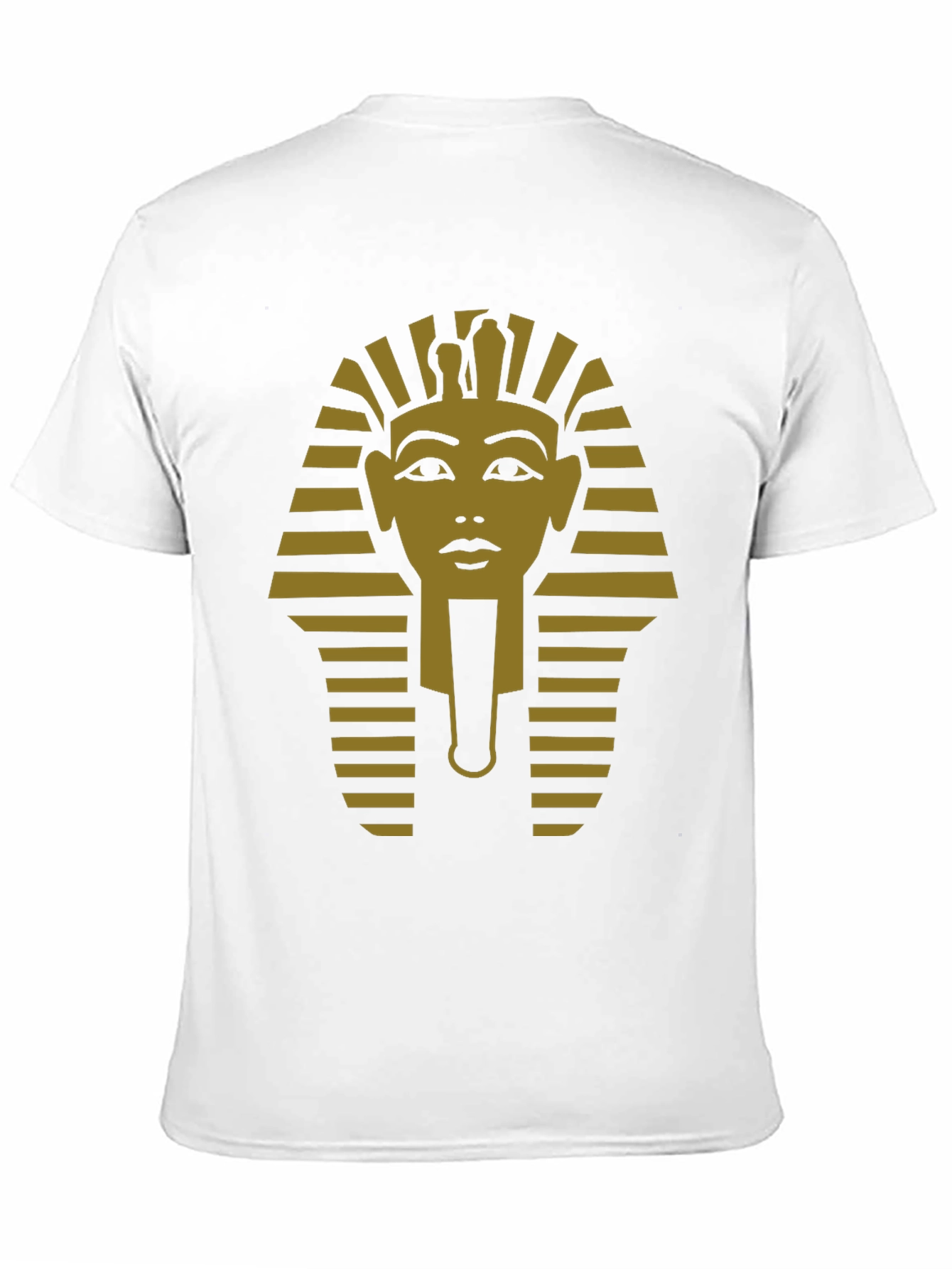 Egyptian Pharaoh Graphic Tee - Black Cotton T-Shirt