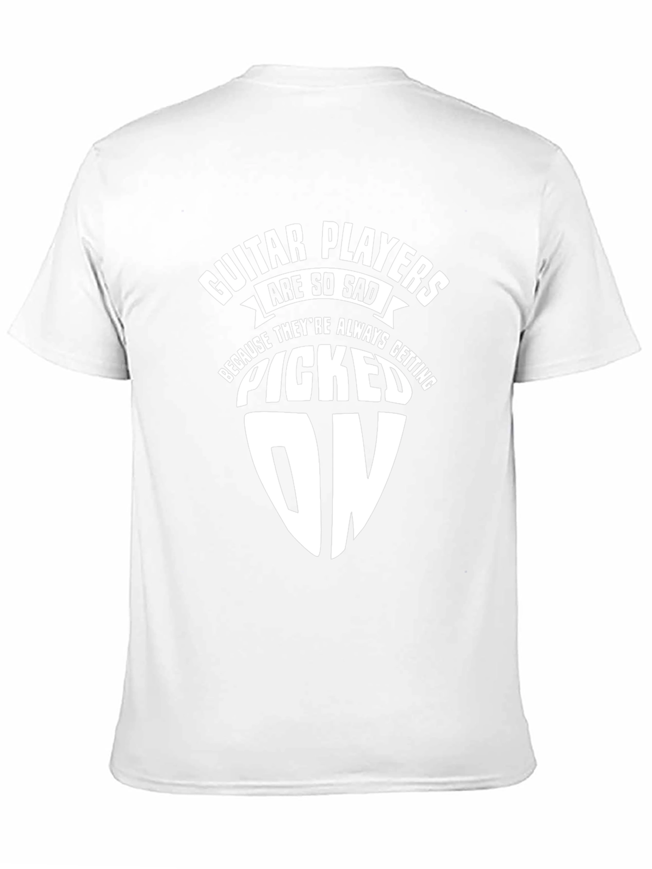 Guitar Player Picked On Graphic T-Shirt - Black