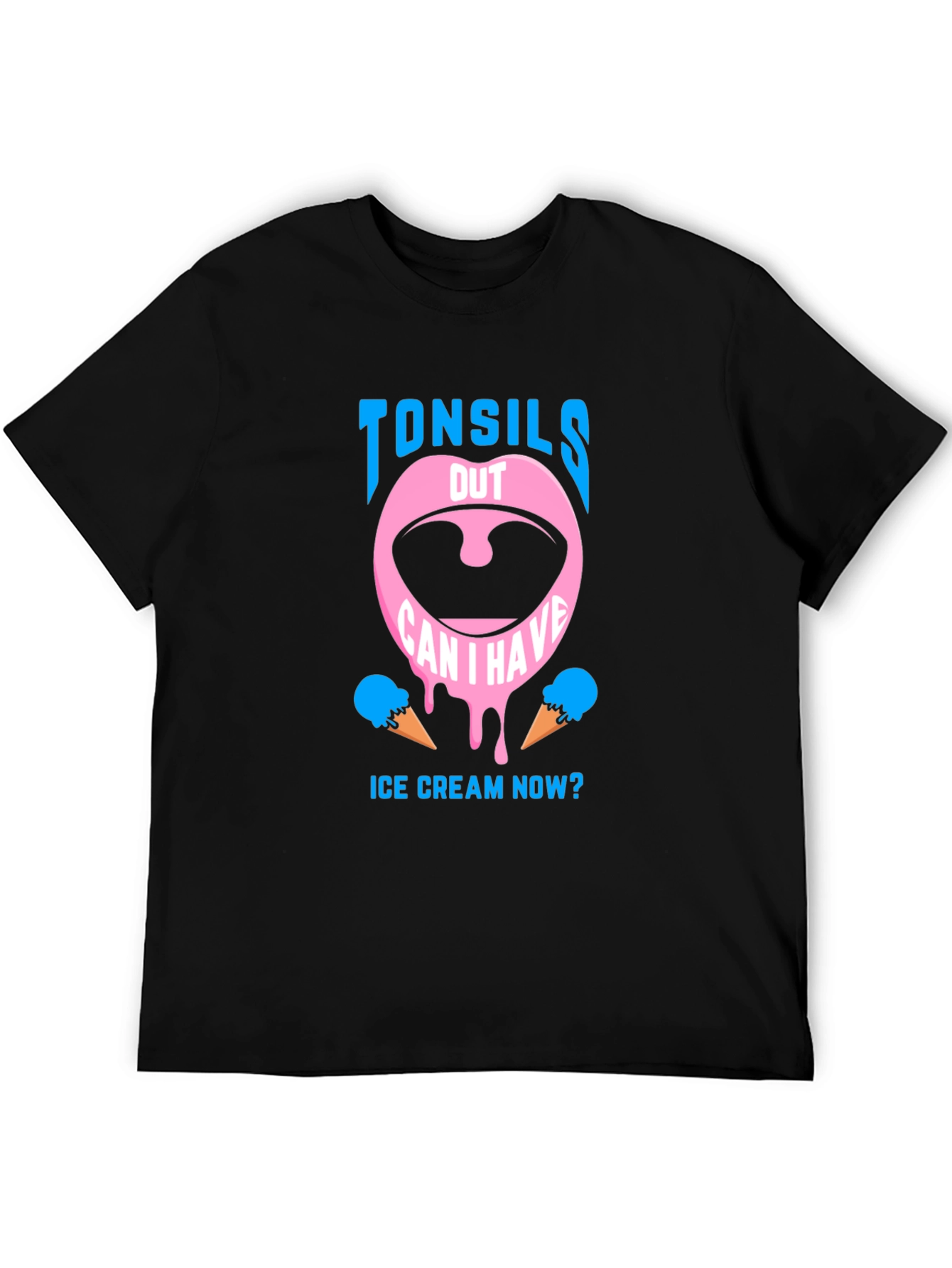 Tonsils Out Ice Cream T-Shirt - Funny Recovery Gift