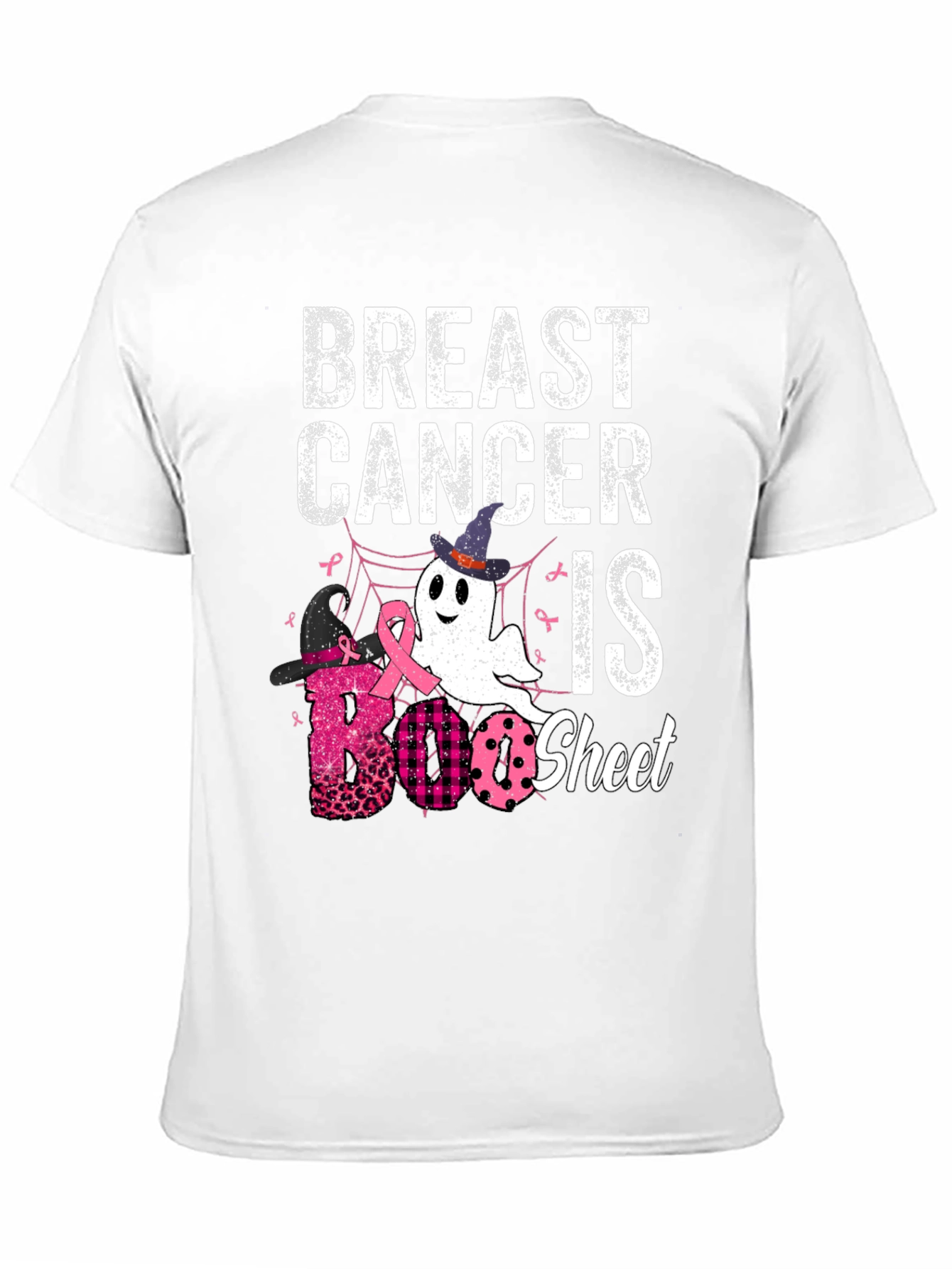 Breast Cancer Awareness Boo Sheet T-Shirt