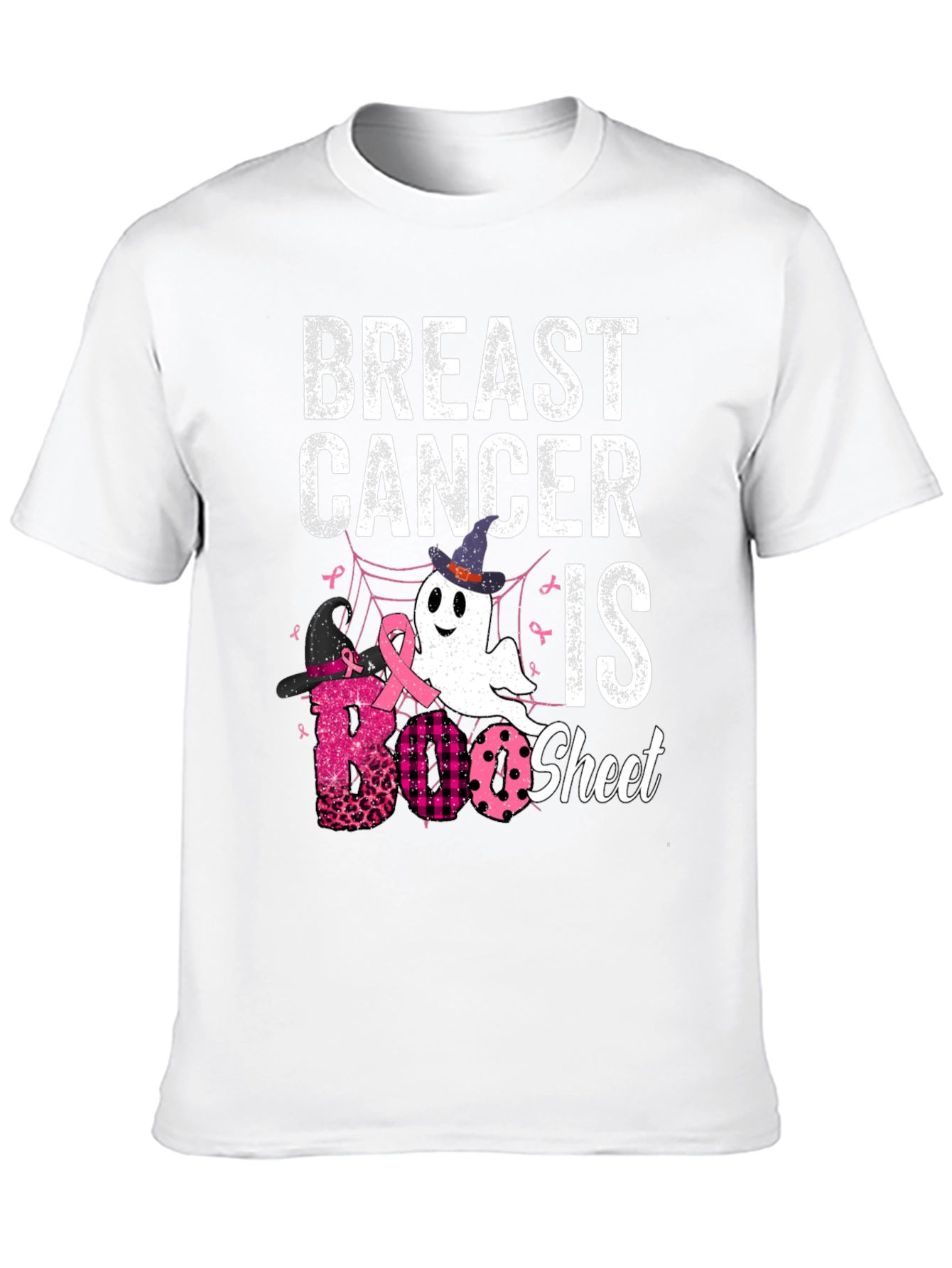 Breast Cancer Awareness Boo Sheet T-Shirt