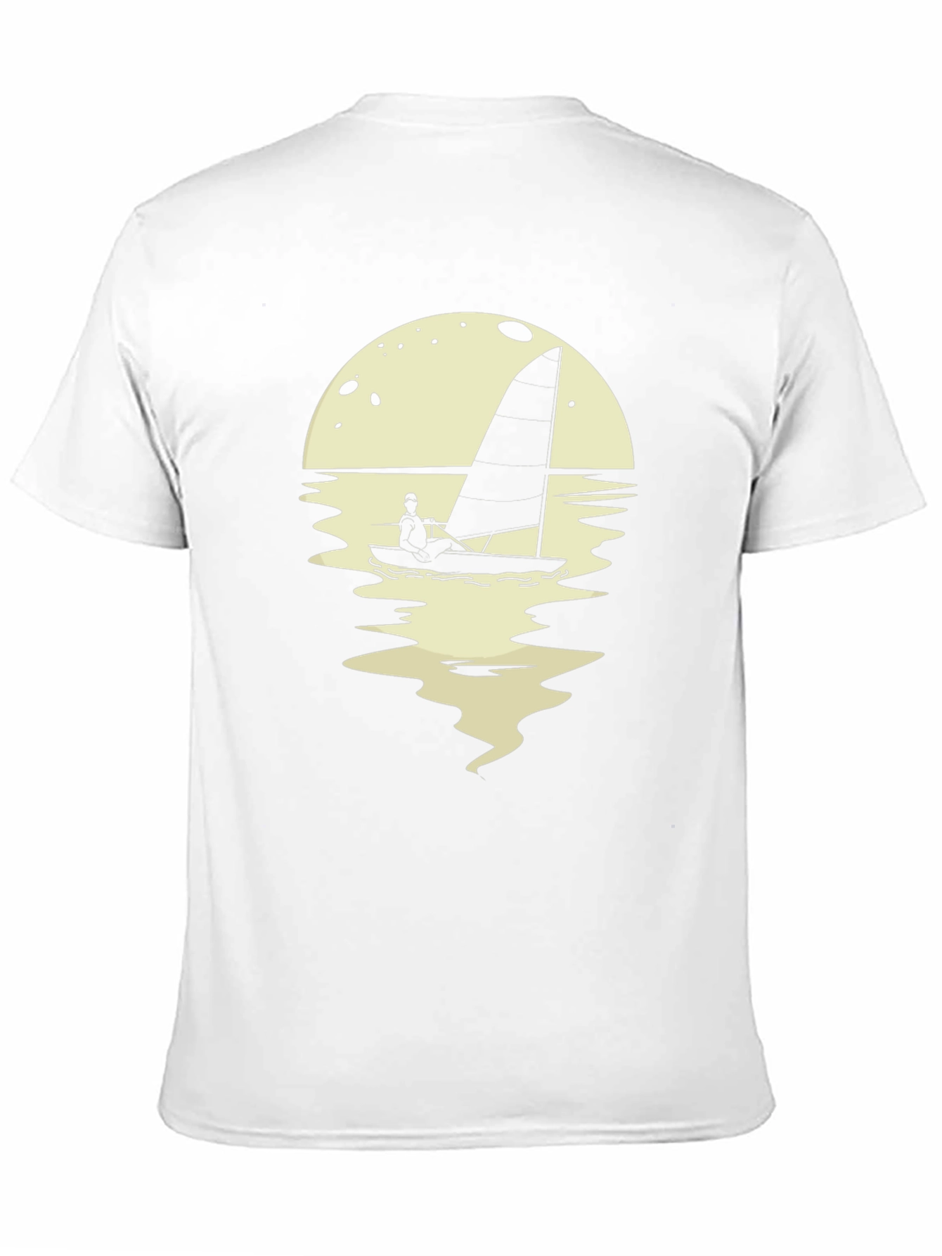 Sailboat Graphic Tee - Mens Black T-Shirt