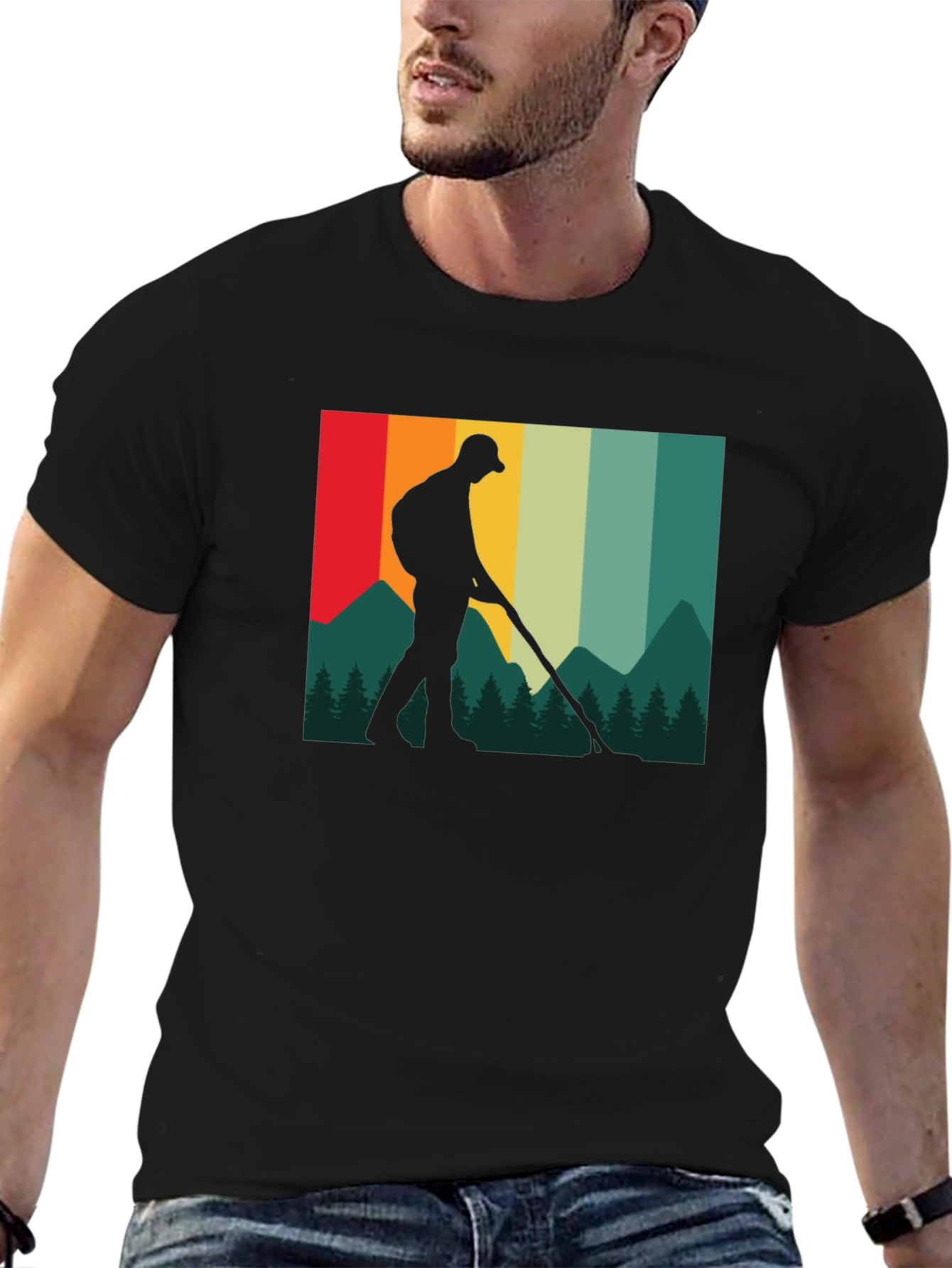 Metal Detecting Retro T-Shirt