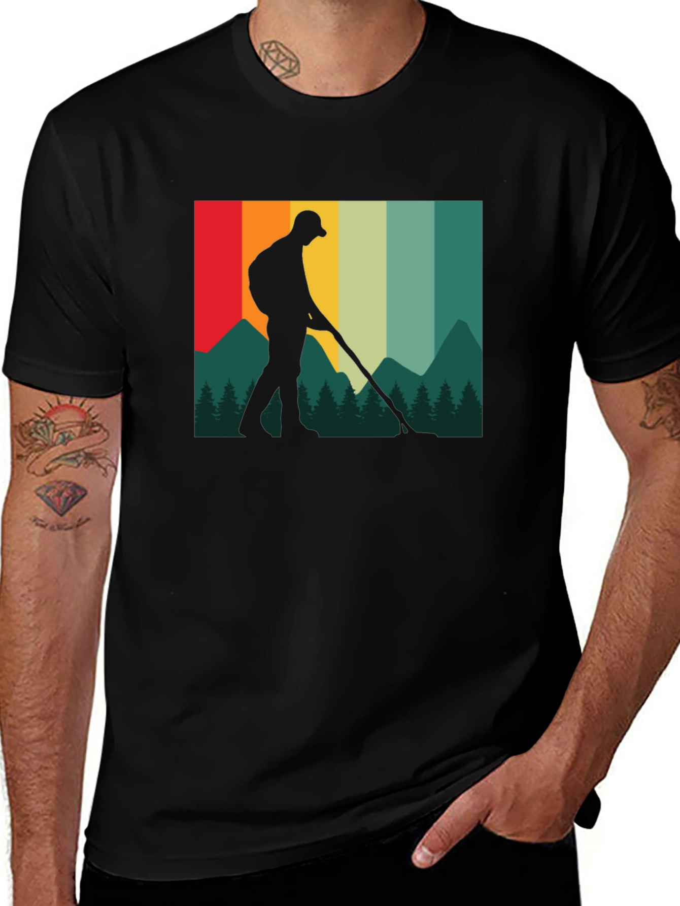 Metal Detecting Retro T-Shirt
