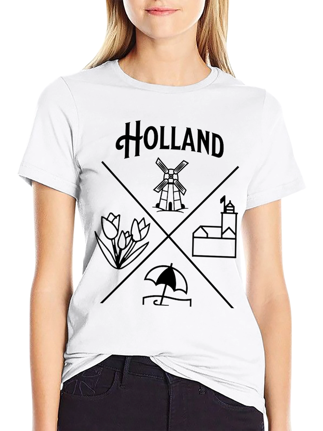 Holland Graphic T-Shirt - Black