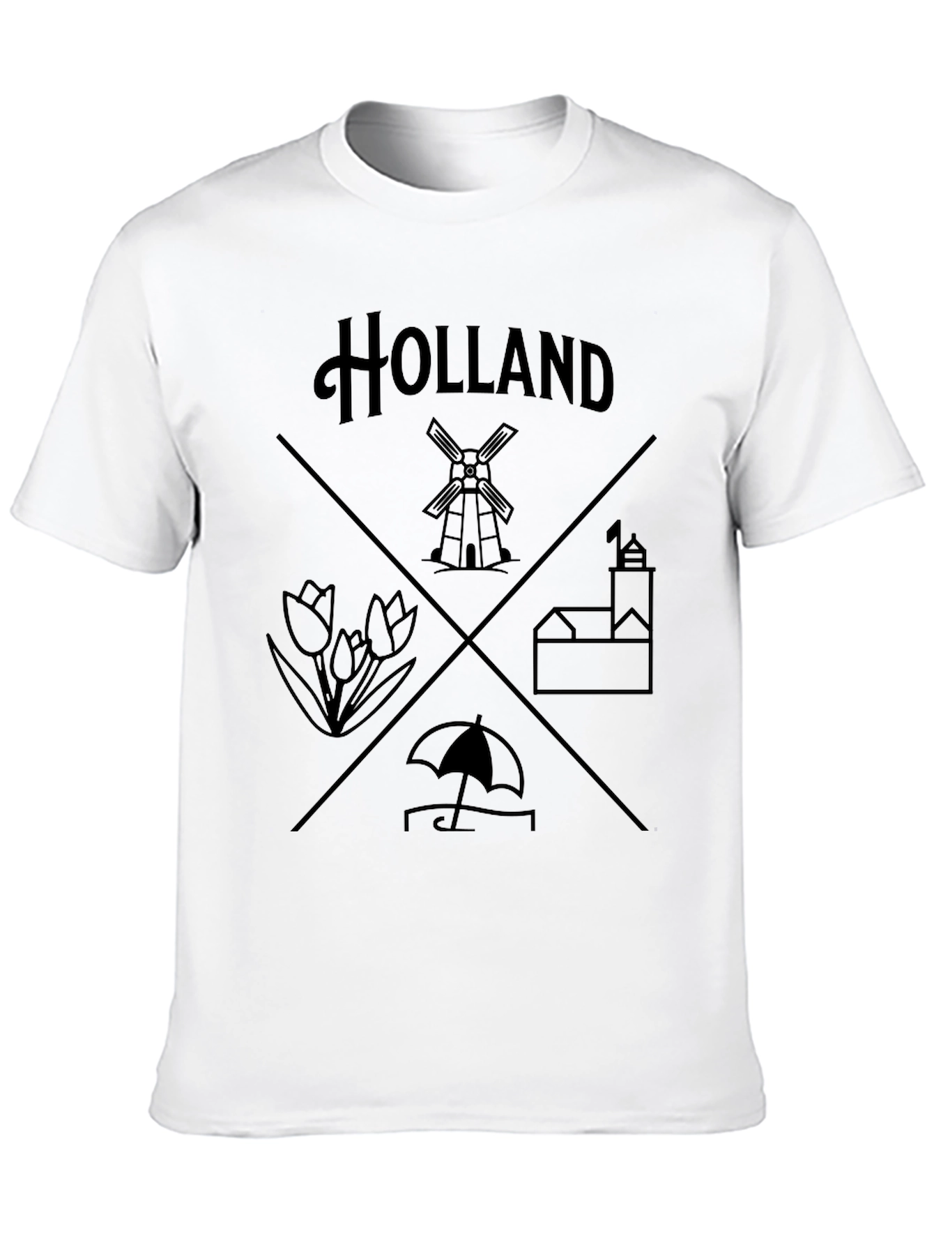 Holland Graphic T-Shirt - Black