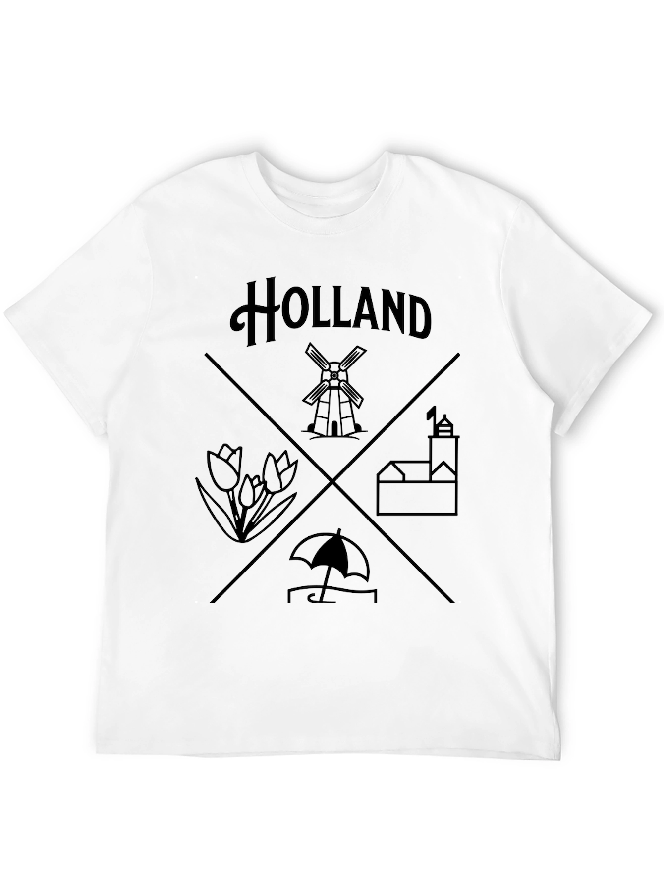 Holland Graphic T-Shirt - Black