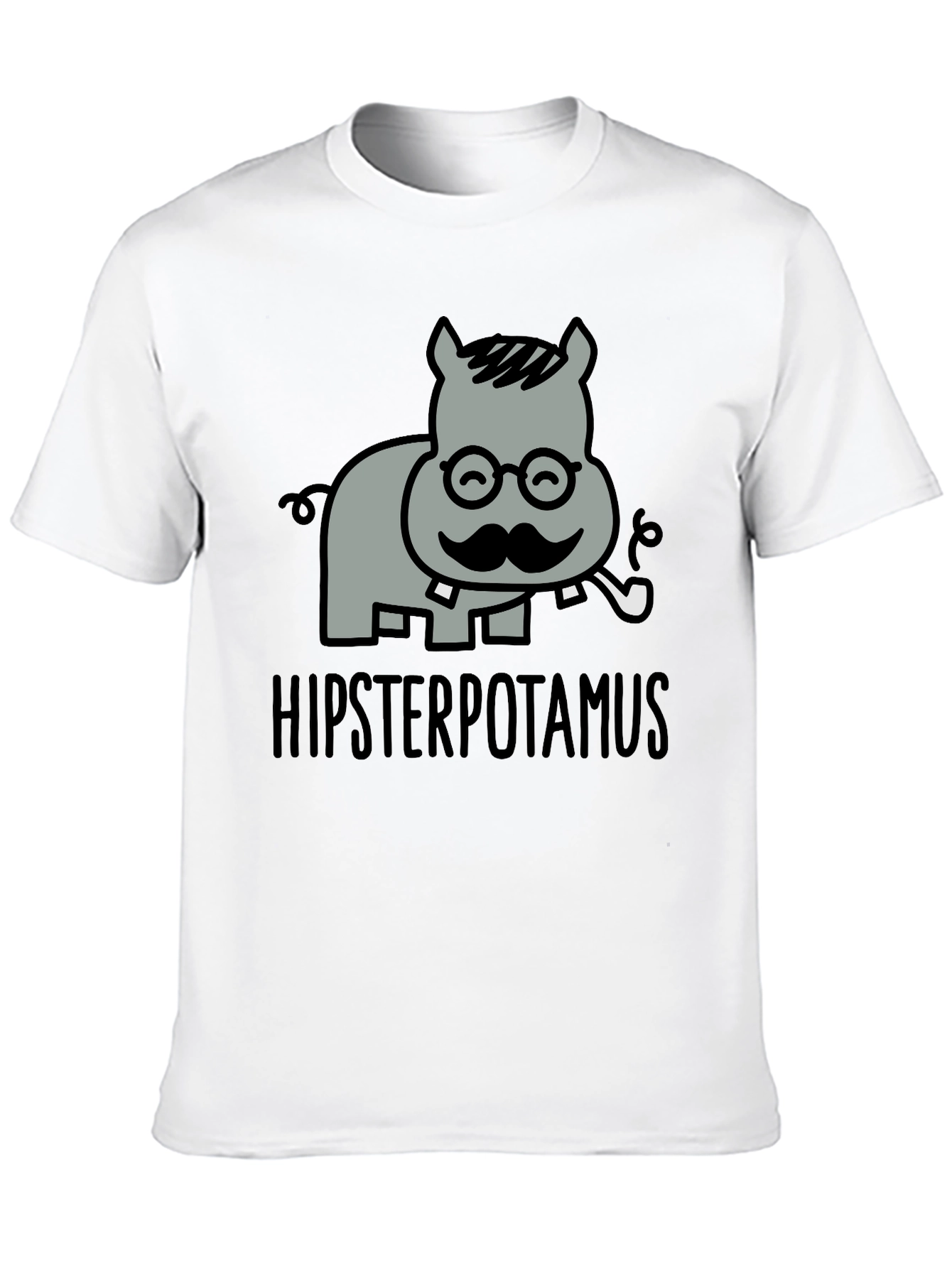 Hipsterpotamus Graphic T-Shirt