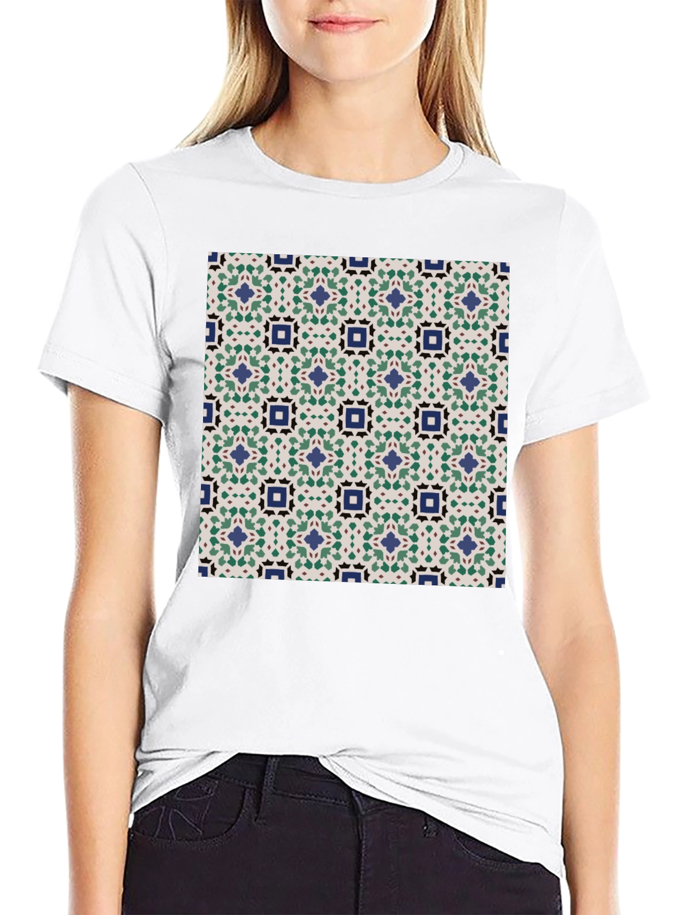 Patterned T-Shirt: Geometric Design
