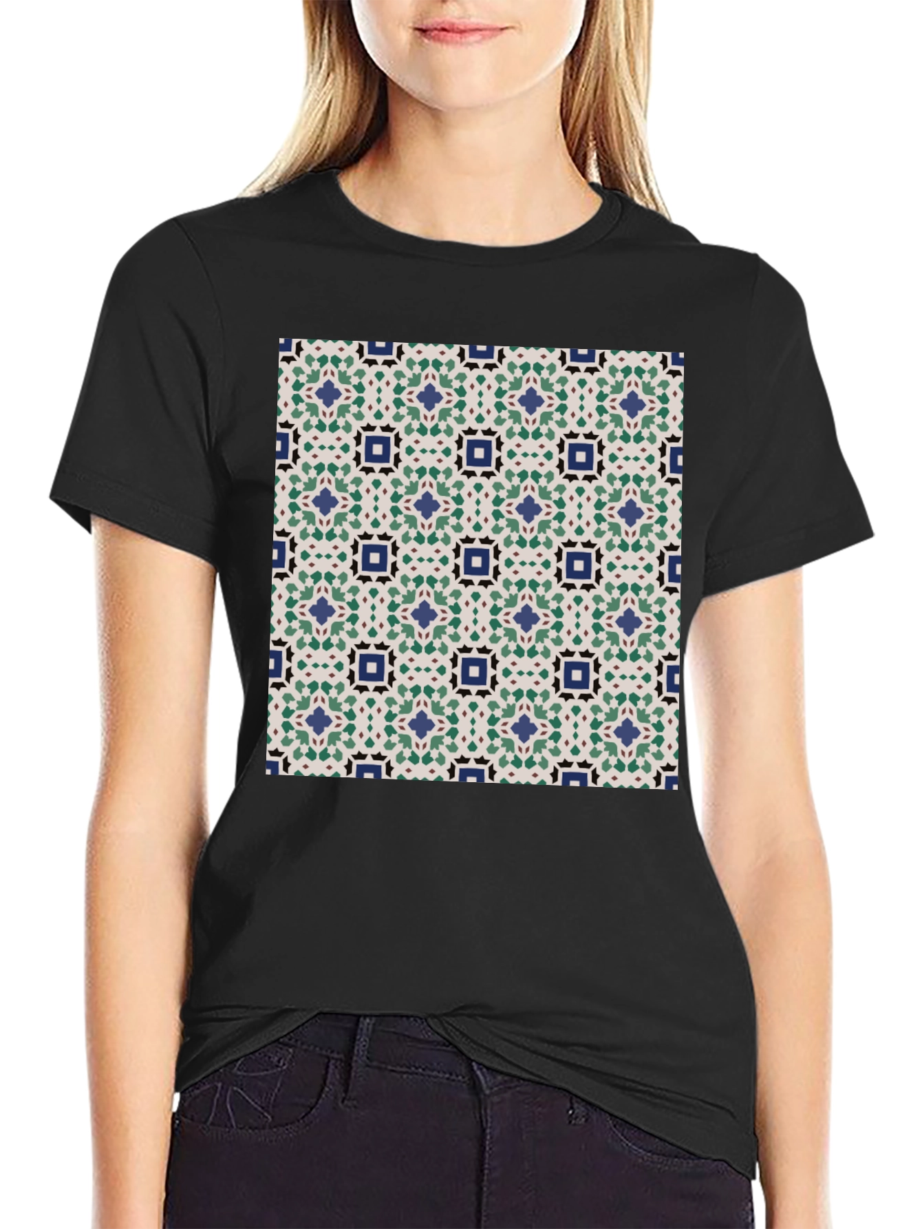 Patterned T-Shirt: Geometric Design