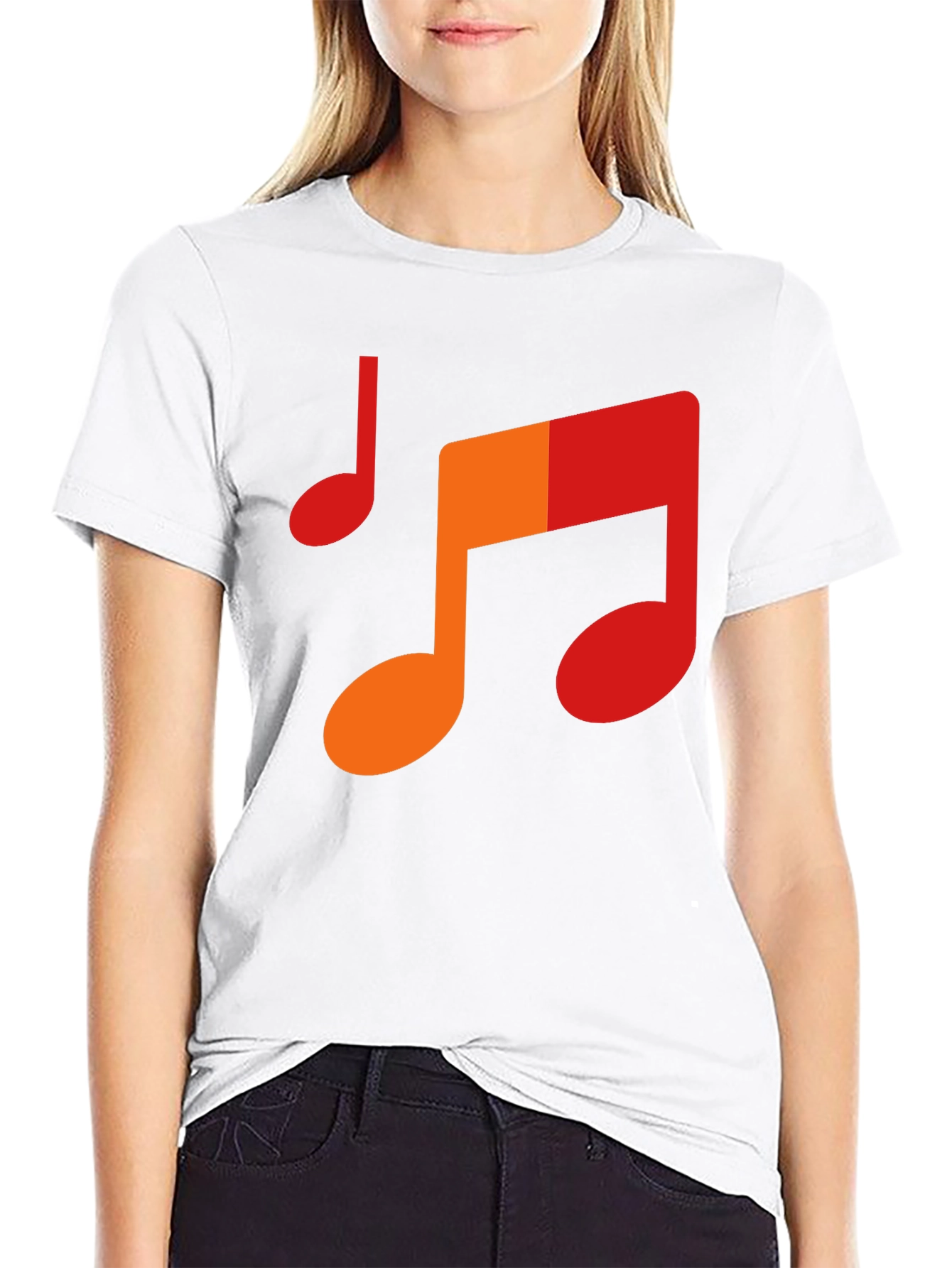 Music Note Graphic Tee - Mens Black T-Shirt