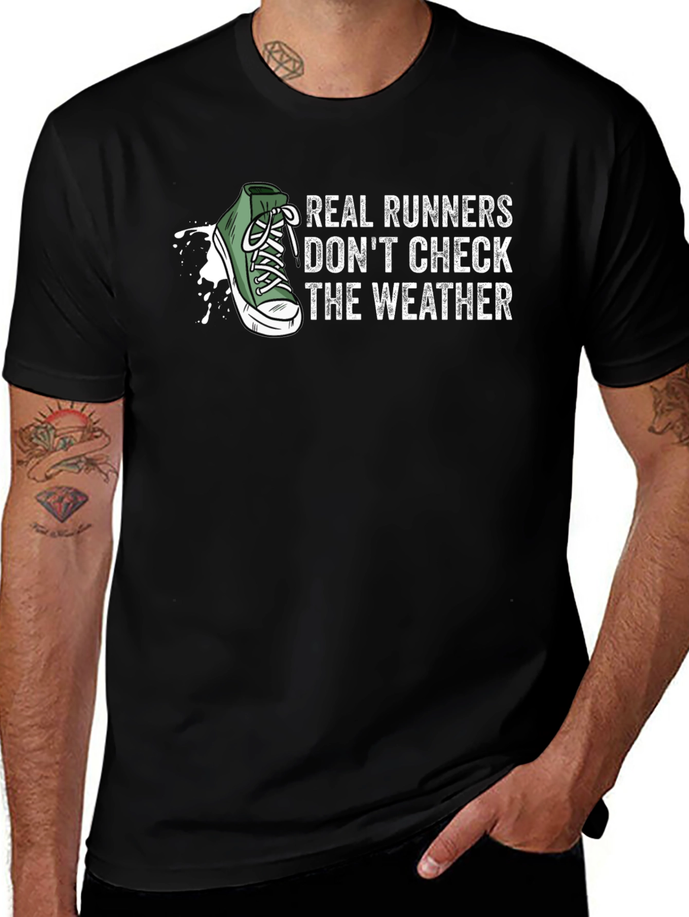 Real Runners Graphic Tee - Weatherproof Style