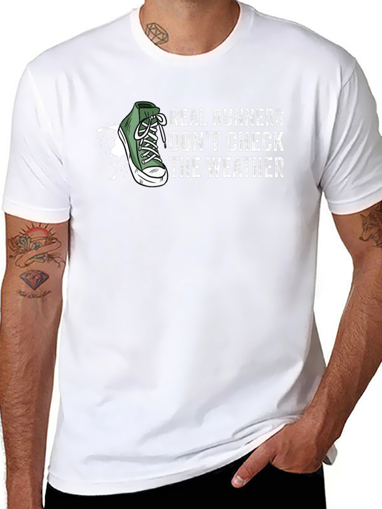 Real Runners Graphic Tee - Weatherproof Style