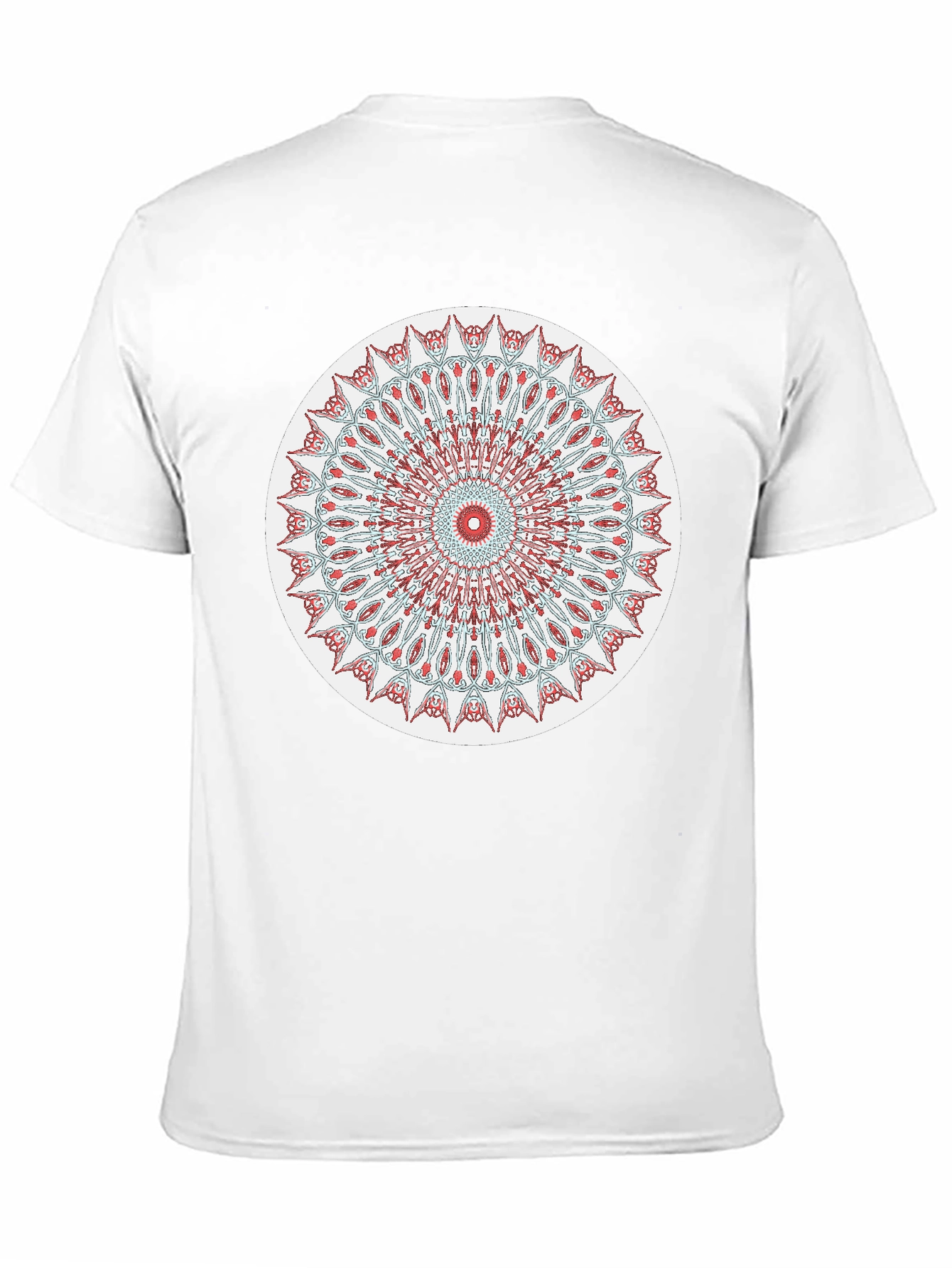 Mandala Graphic Tee - Black Cotton Blend T-Shirt