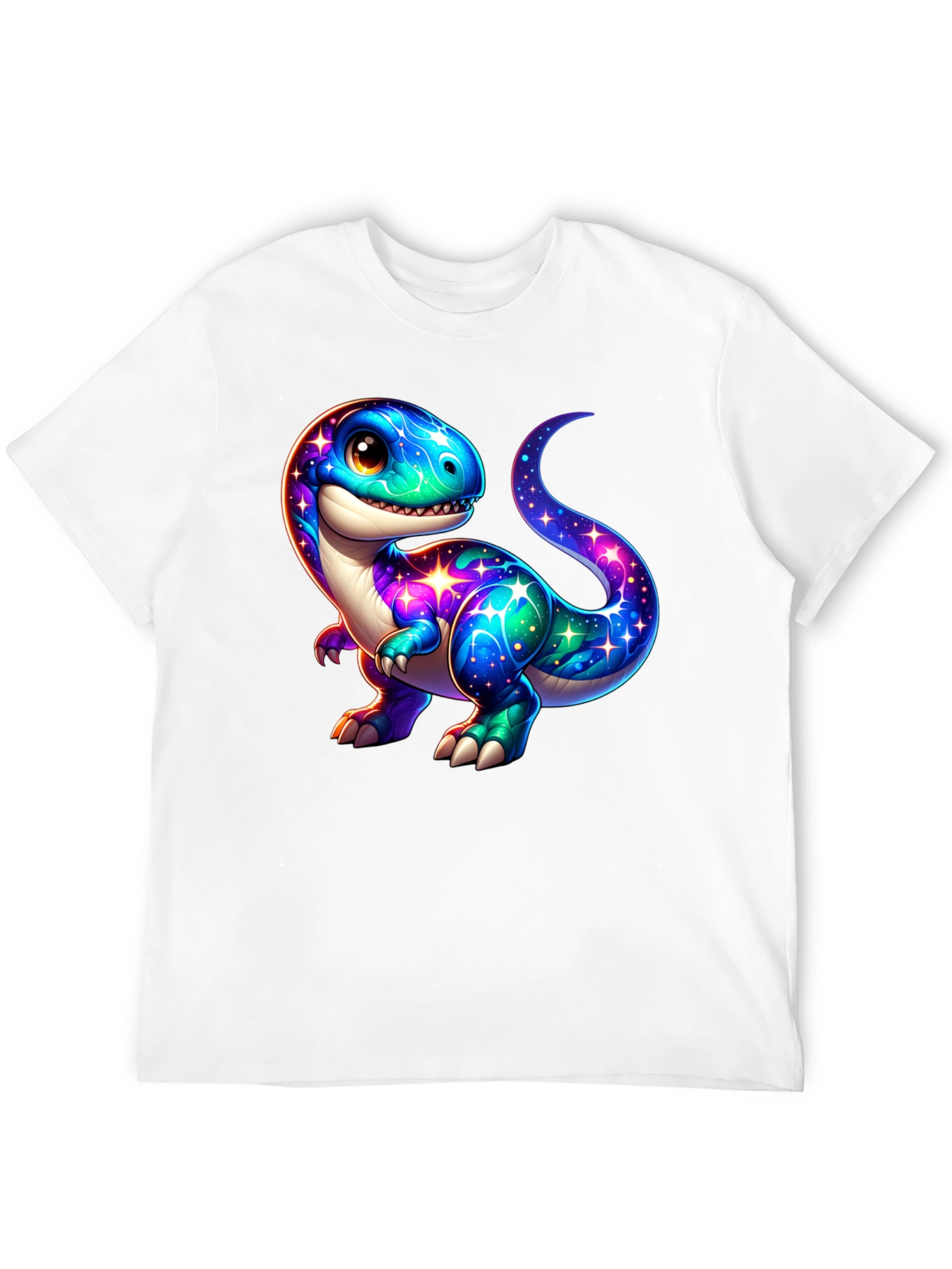 Galaxy Dino T-Shirt - Cute Dinosaur Tee