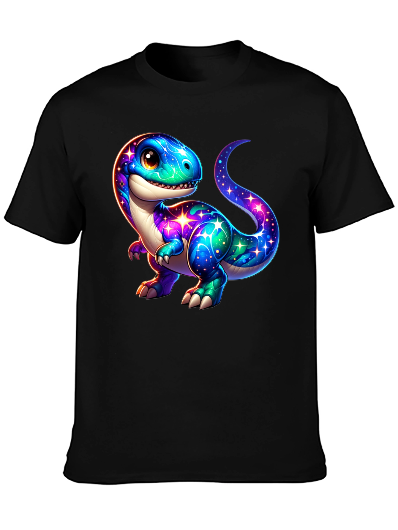 Galaxy Dino T-Shirt - Cute Dinosaur Tee