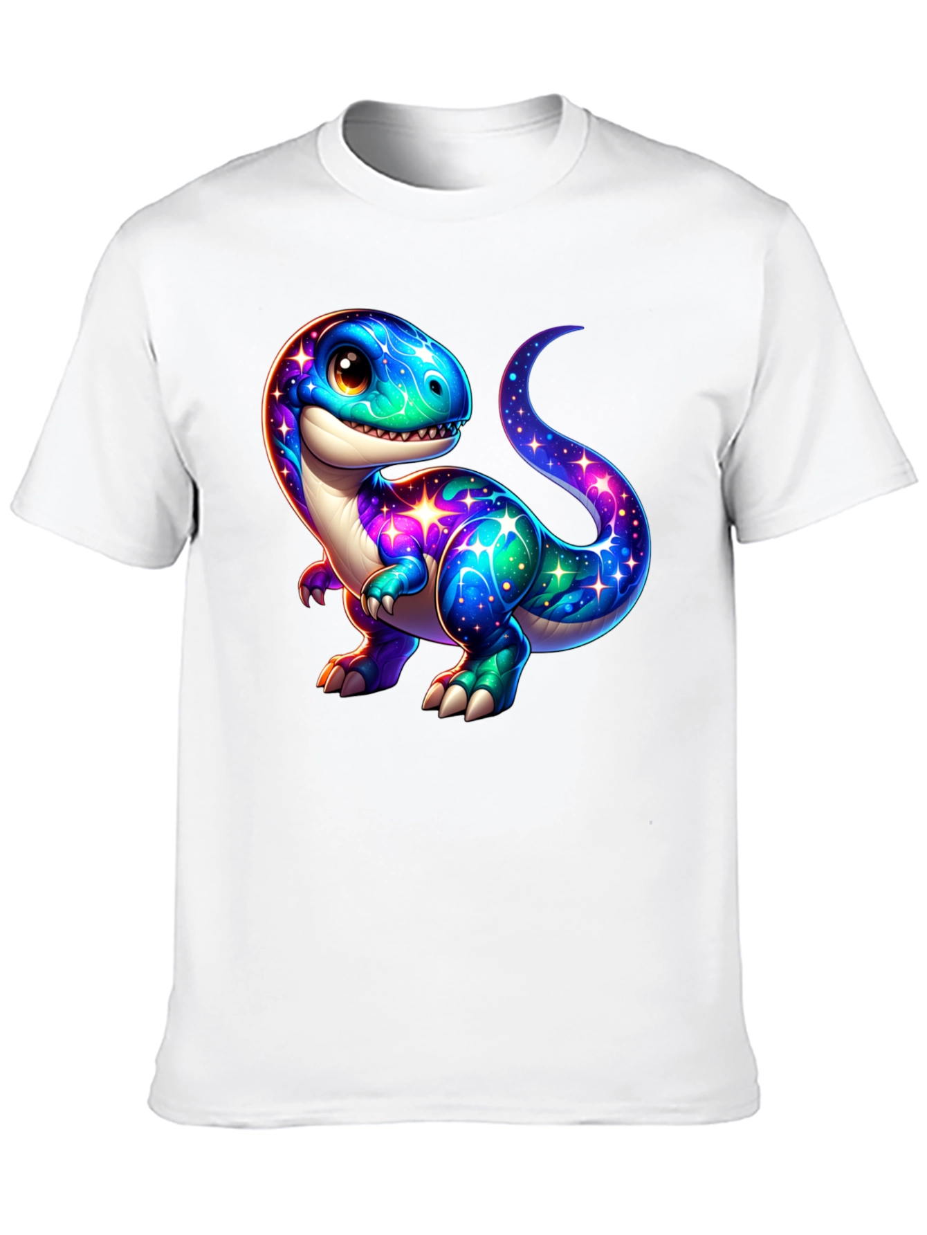 Galaxy Dino T-Shirt - Cute Dinosaur Tee