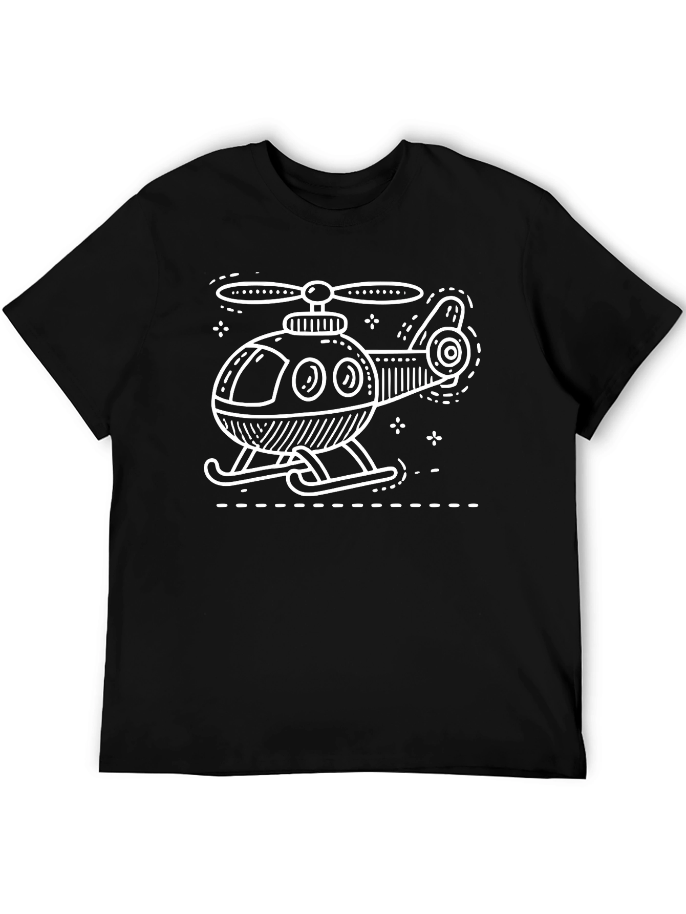 Helicopter Graphic Tee - Fun & Unique T-Shirt