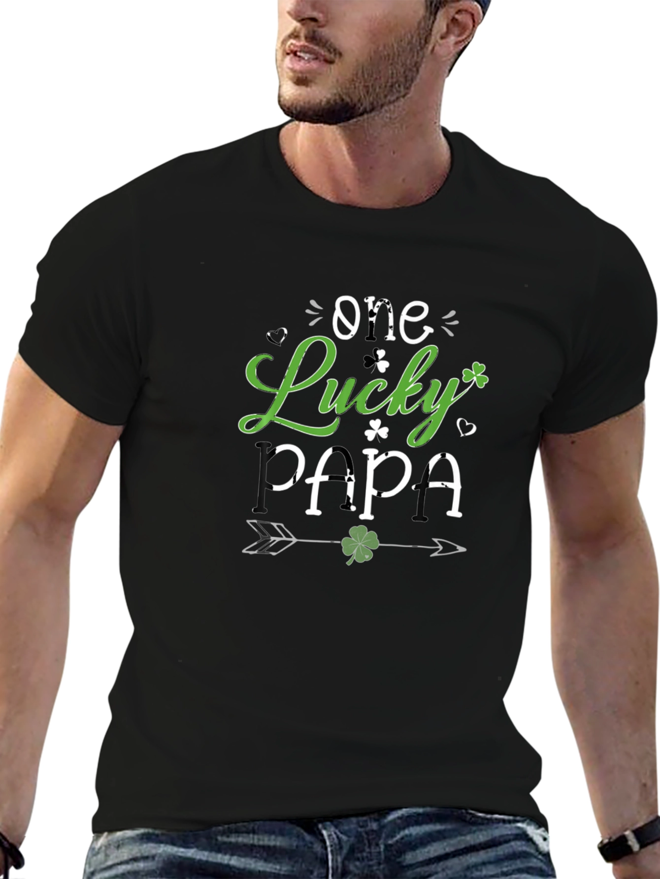 One Lucky Papa St. Patricks Day T-Shirt