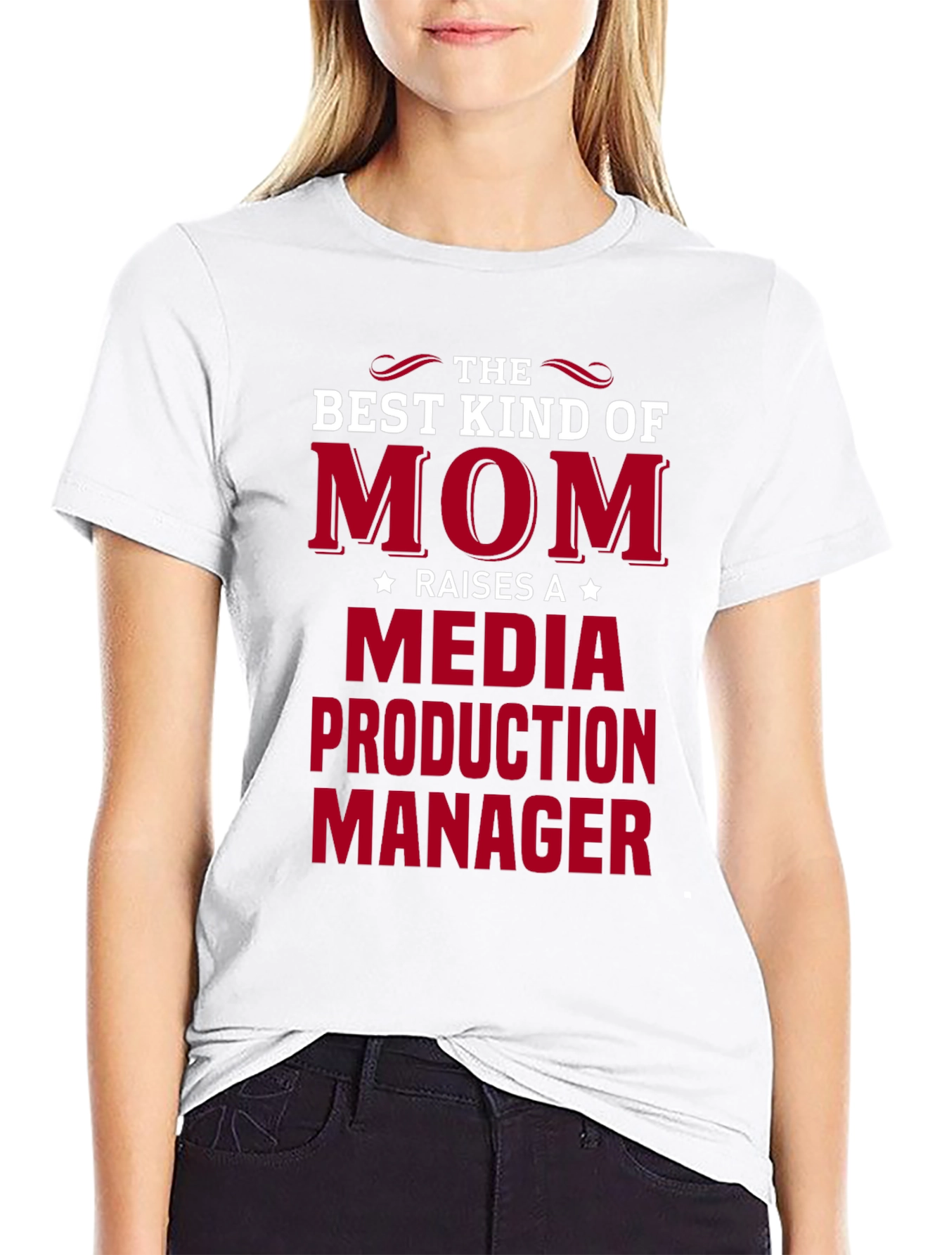 Best Kind of Mom Media Production Manager T-Shirt