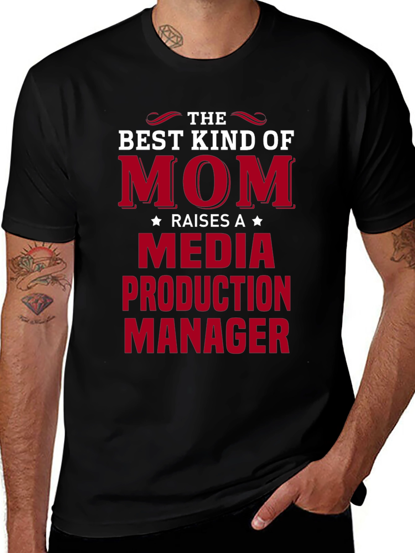 Best Kind of Mom Media Production Manager T-Shirt