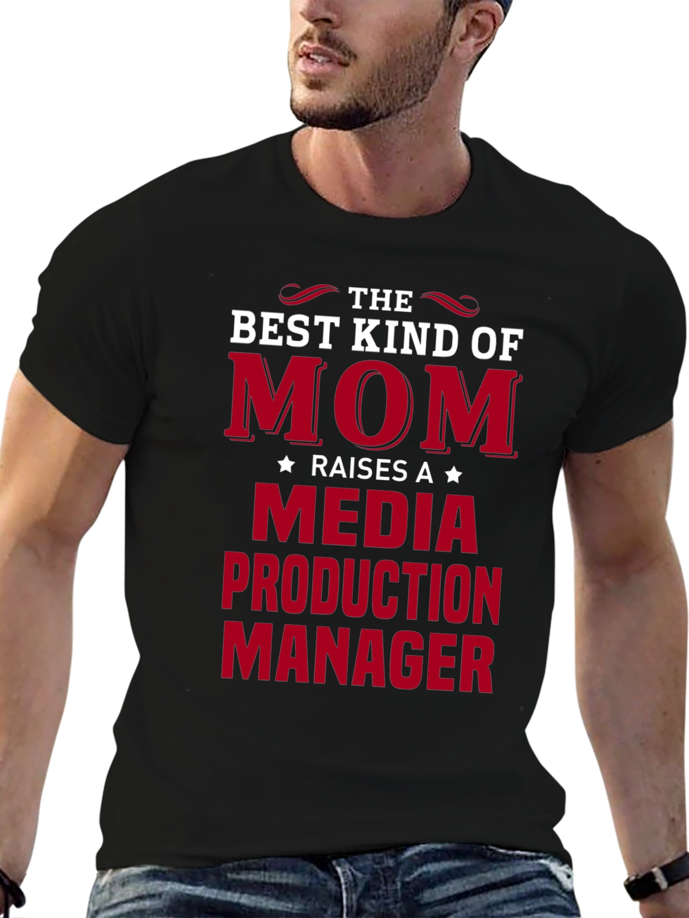 Best Kind of Mom Media Production Manager T-Shirt