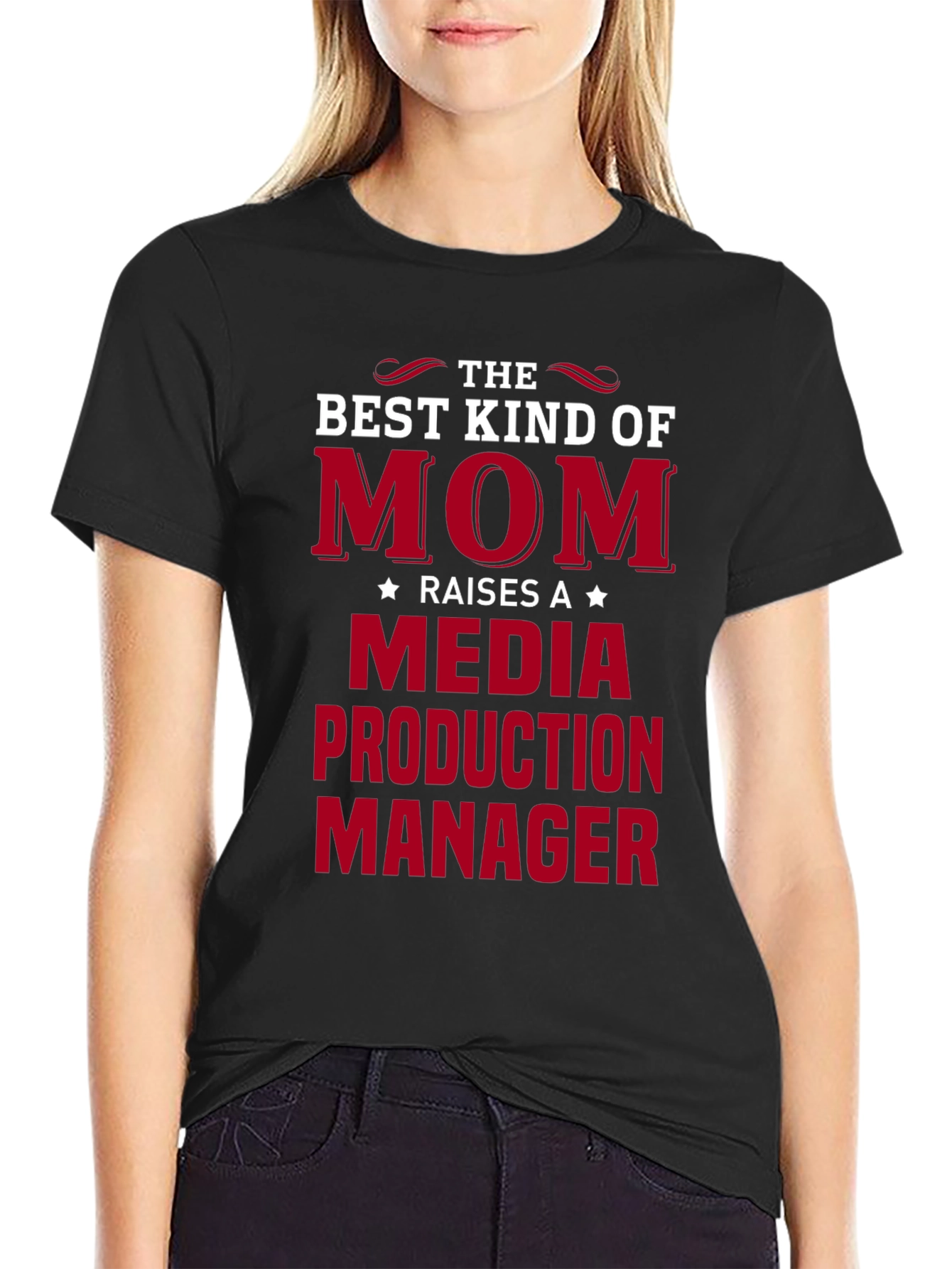 Best Kind of Mom Media Production Manager T-Shirt