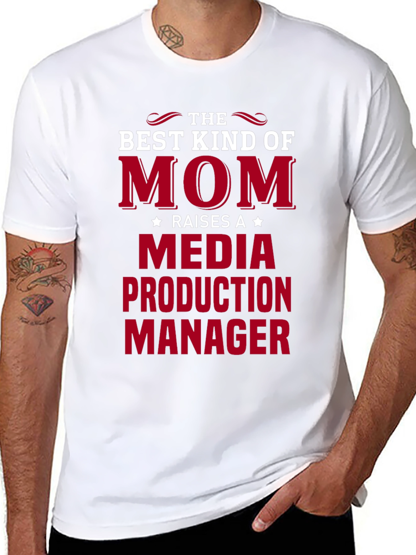 Best Kind of Mom Media Production Manager T-Shirt