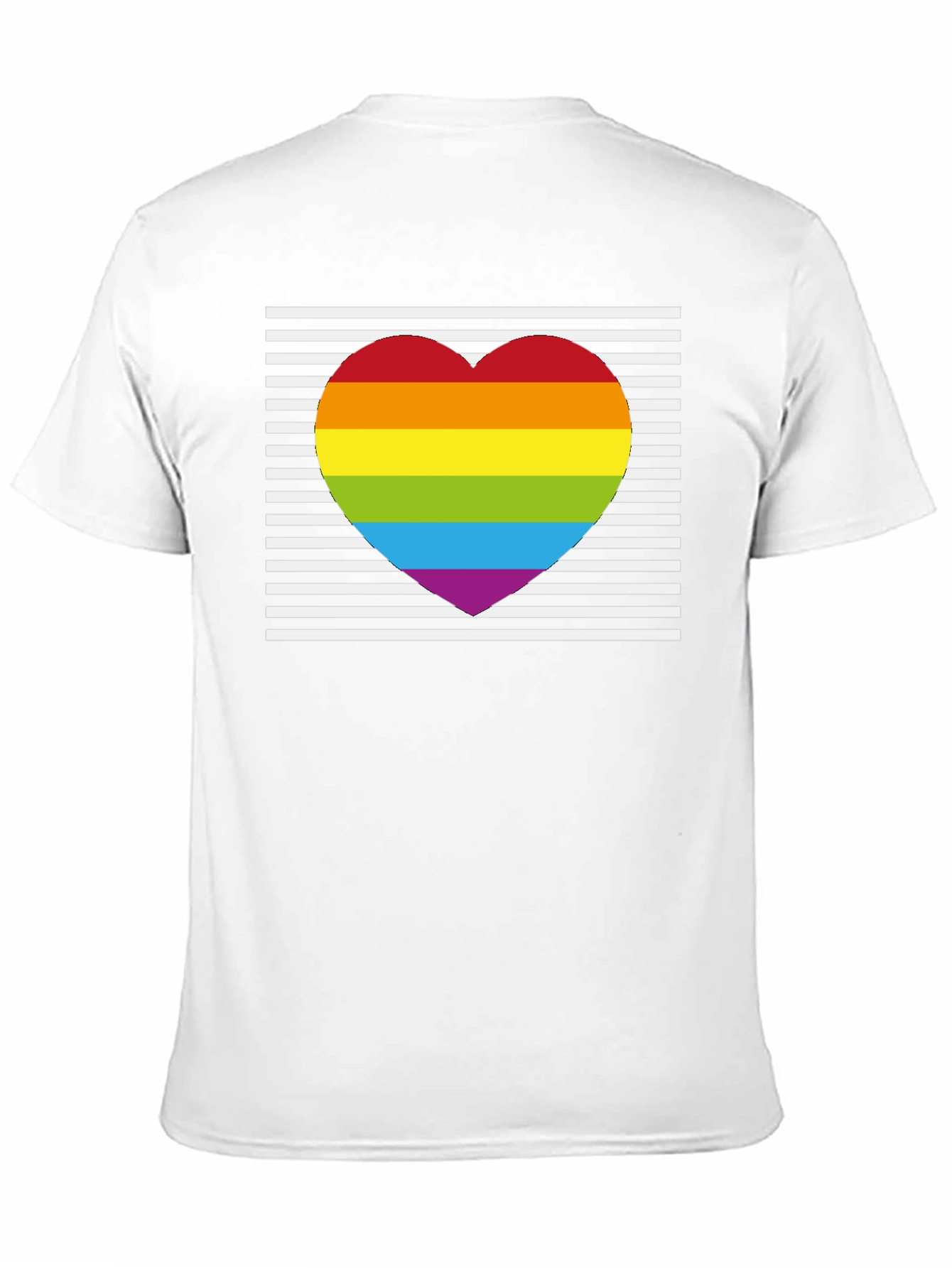 Pride Heart Striped T-Shirt