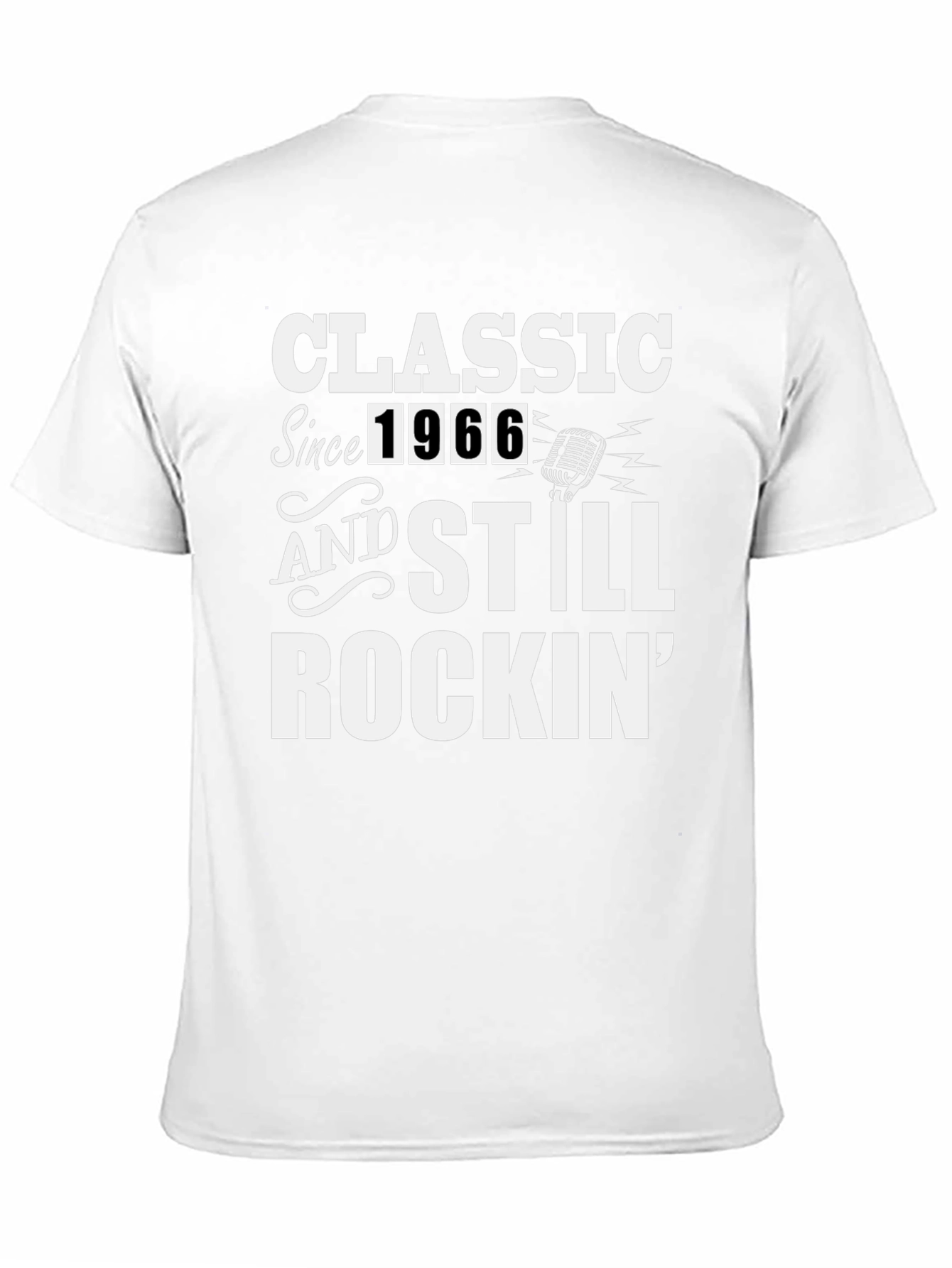 Classic Since 1966 Rockin Black T-Shirt
