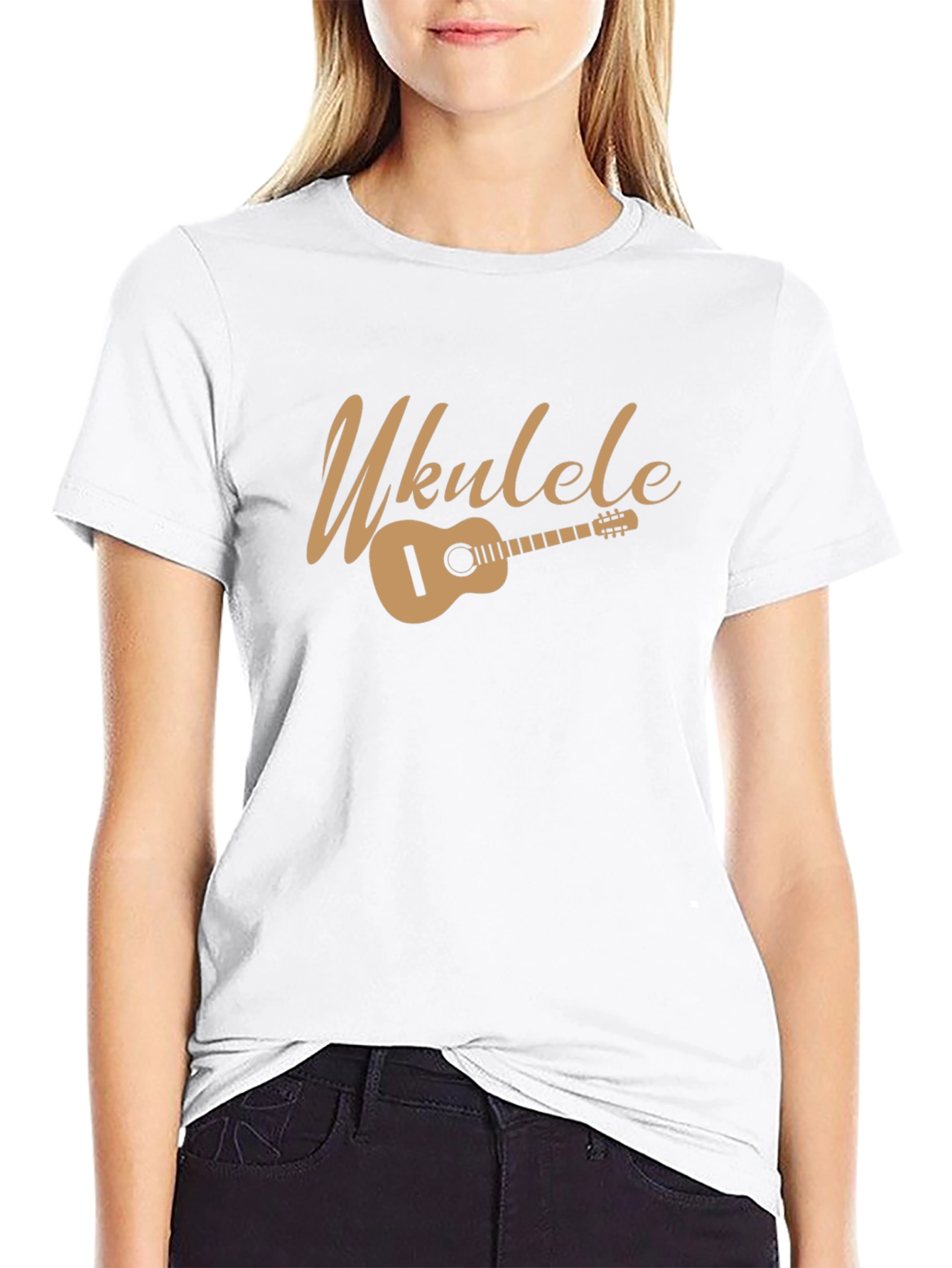 Ukulele Graphic T-Shirt - Music Lover Tee