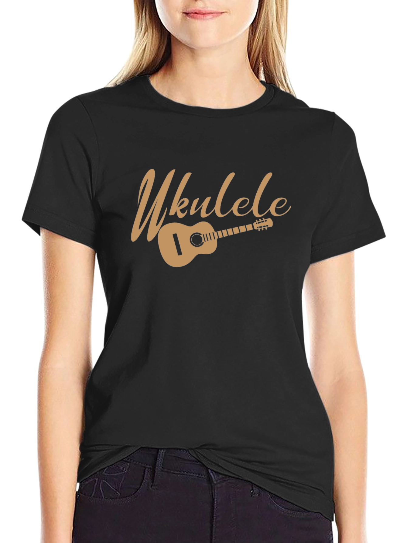 Ukulele Graphic T-Shirt - Music Lover Tee