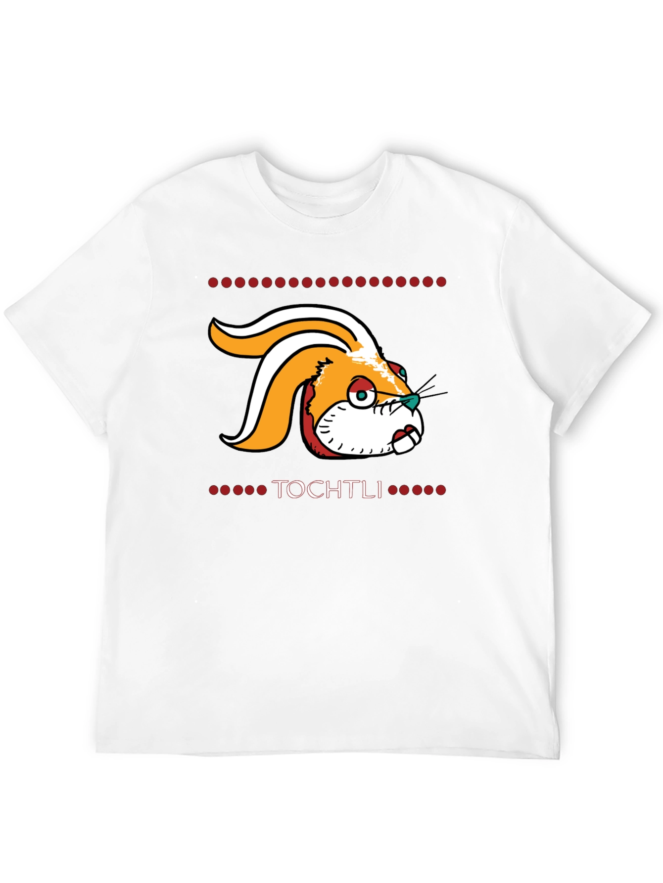 Tochtli Rabbit T-Shirt - Aztec Inspired Design