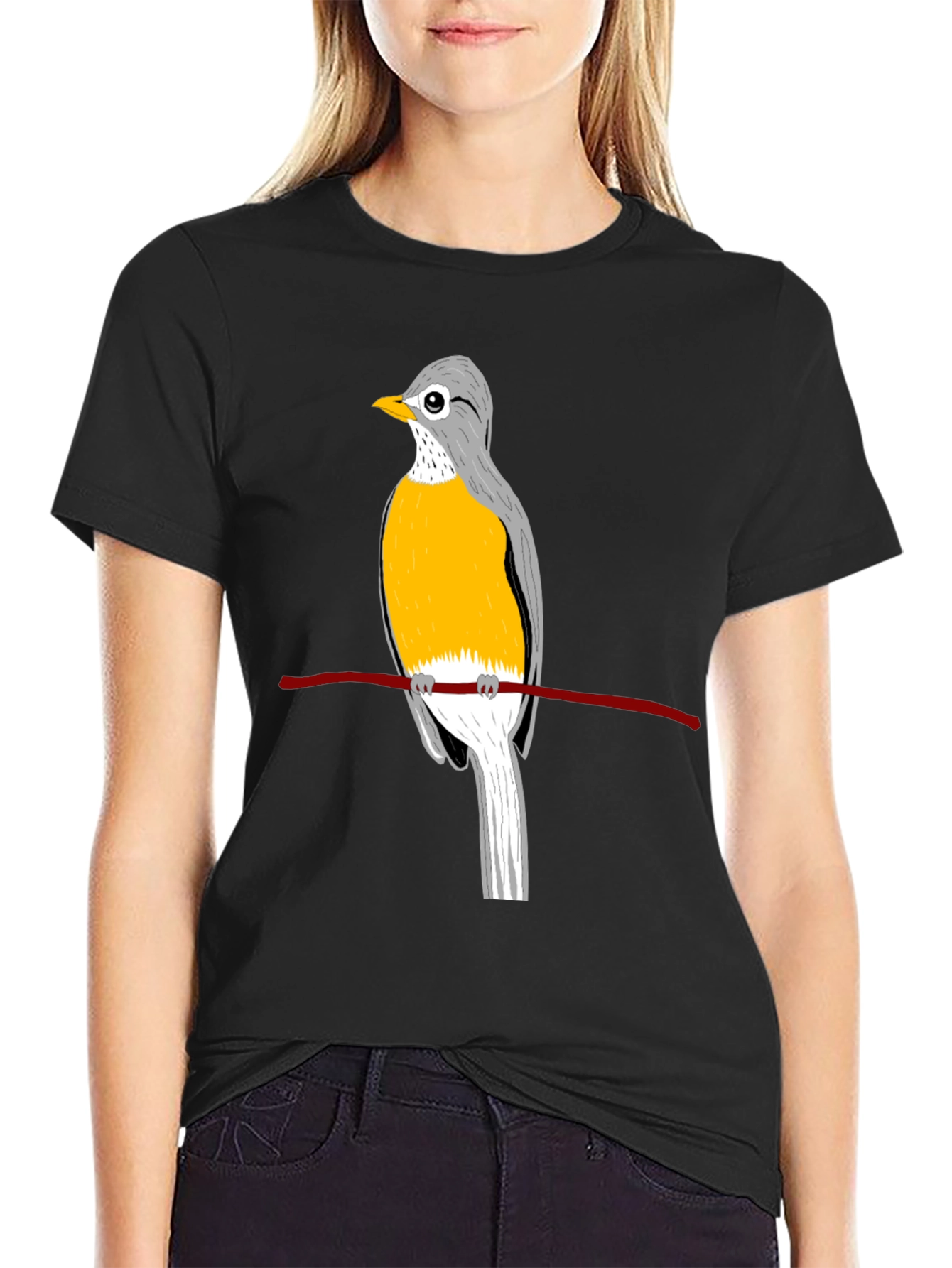 Bird Graphic Tee - Classic Comfort