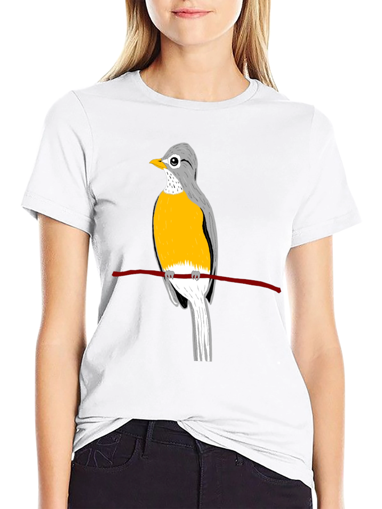 Bird Graphic Tee - Classic Comfort