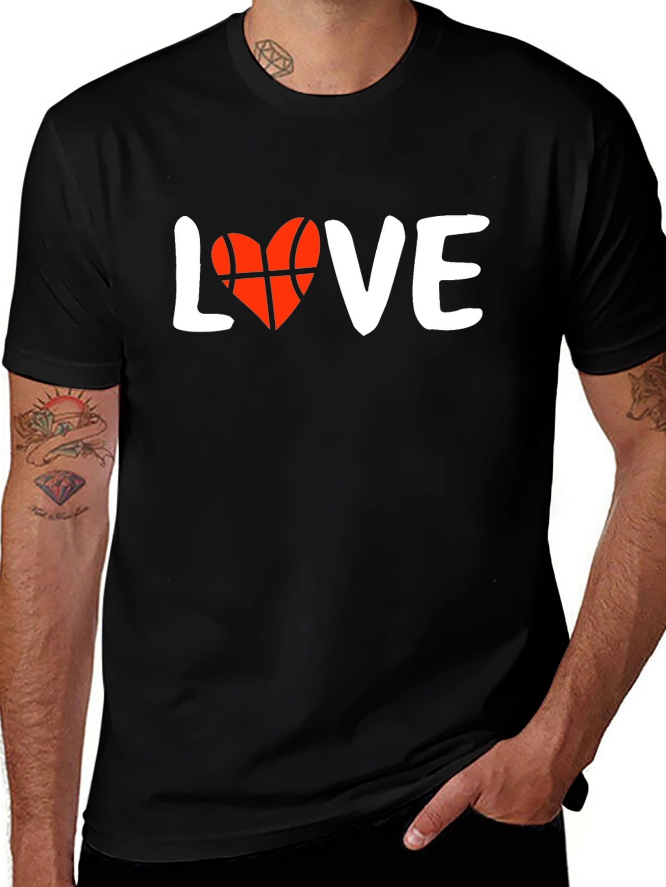 Basketball Love Graphic T-Shirt