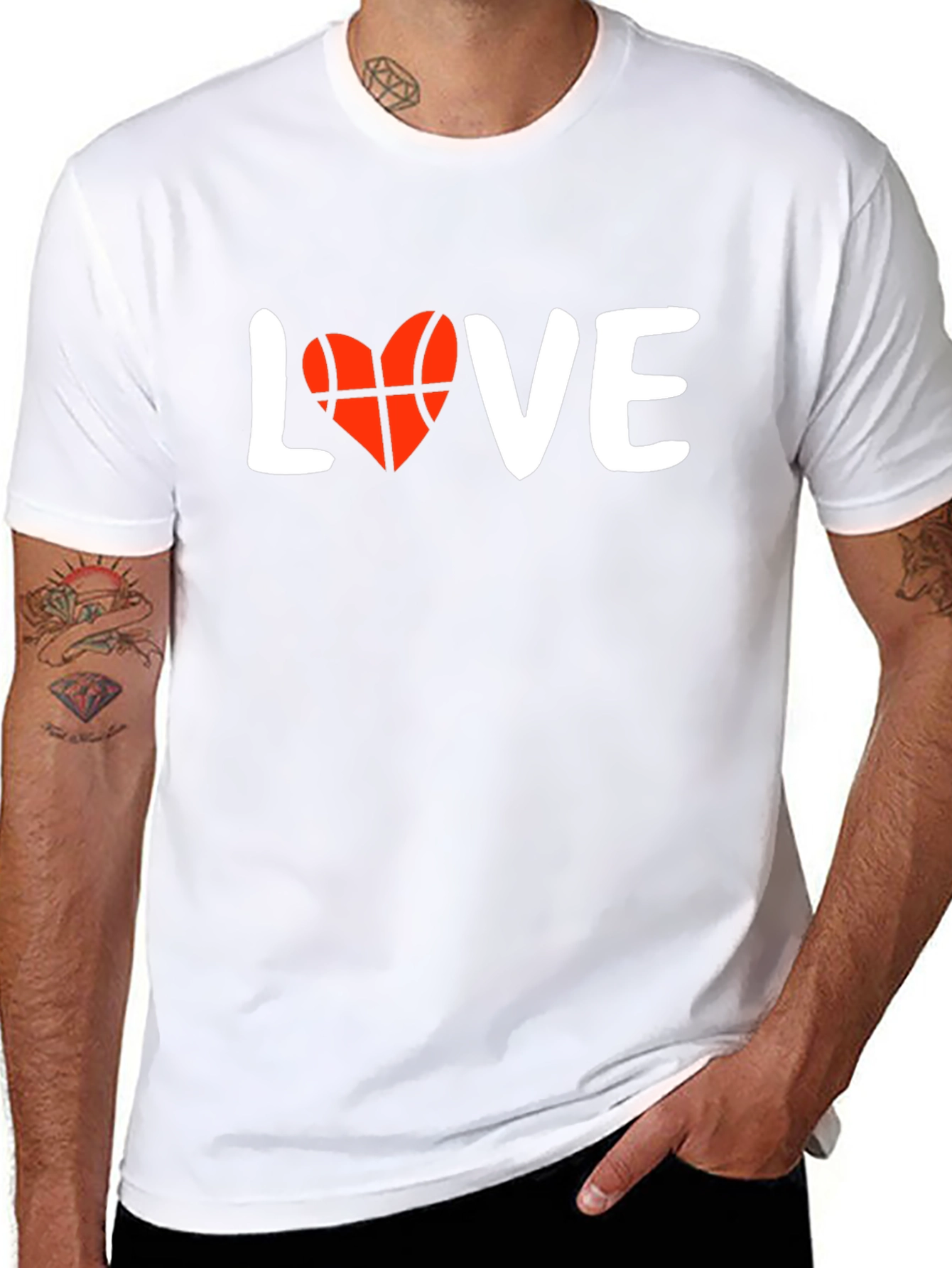 Basketball Love Graphic T-Shirt