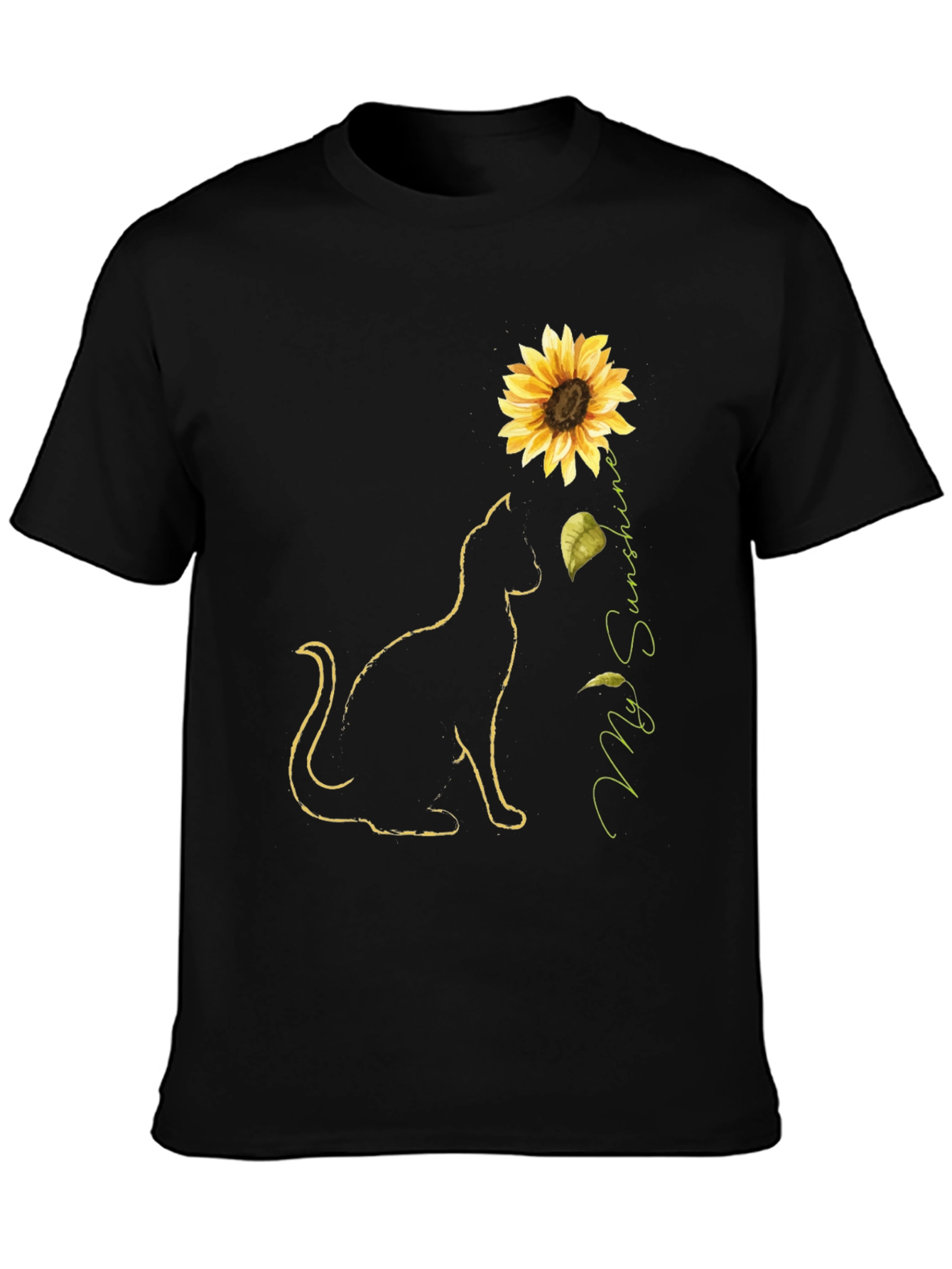 Sunflower Cat T-Shirt - My Sunshine