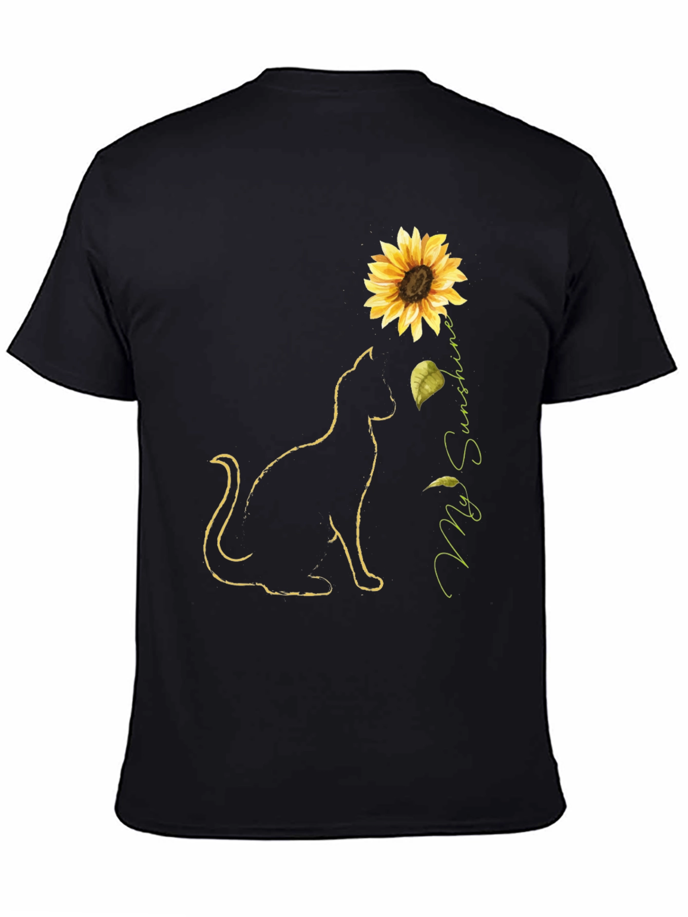 Sunflower Cat T-Shirt - My Sunshine