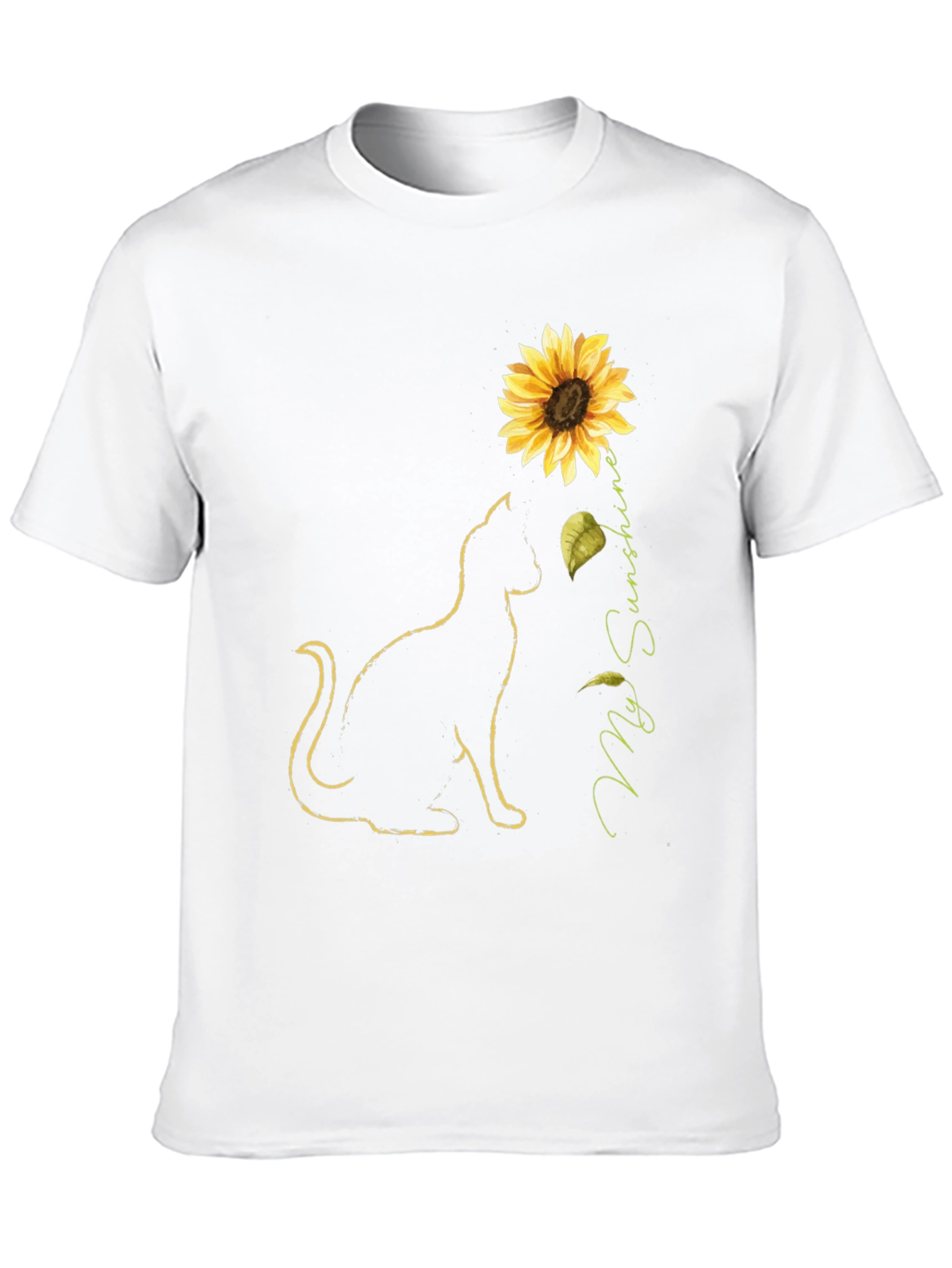 Sunflower Cat T-Shirt - My Sunshine
