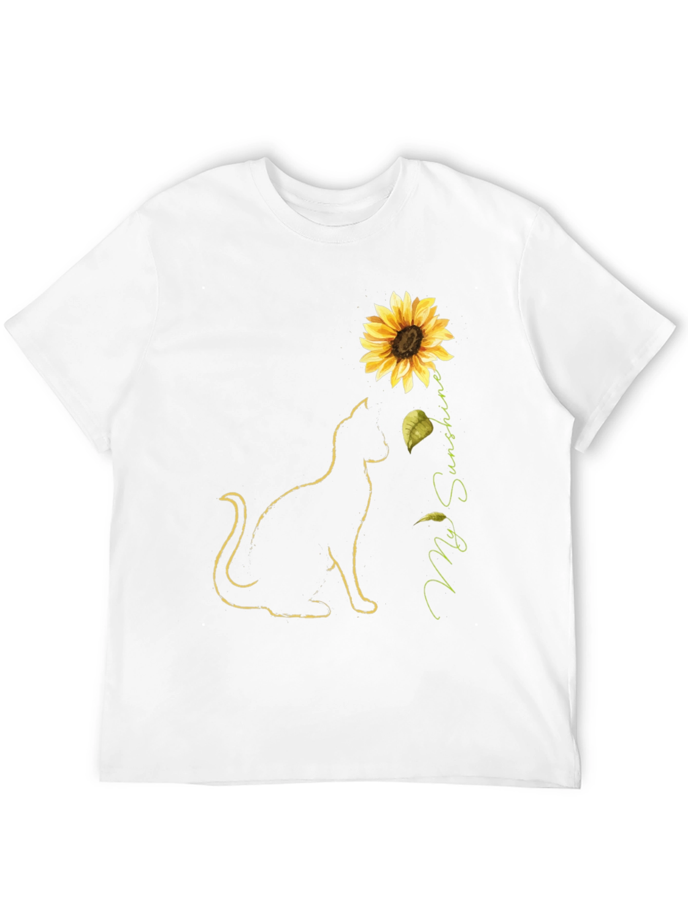 Sunflower Cat T-Shirt - My Sunshine