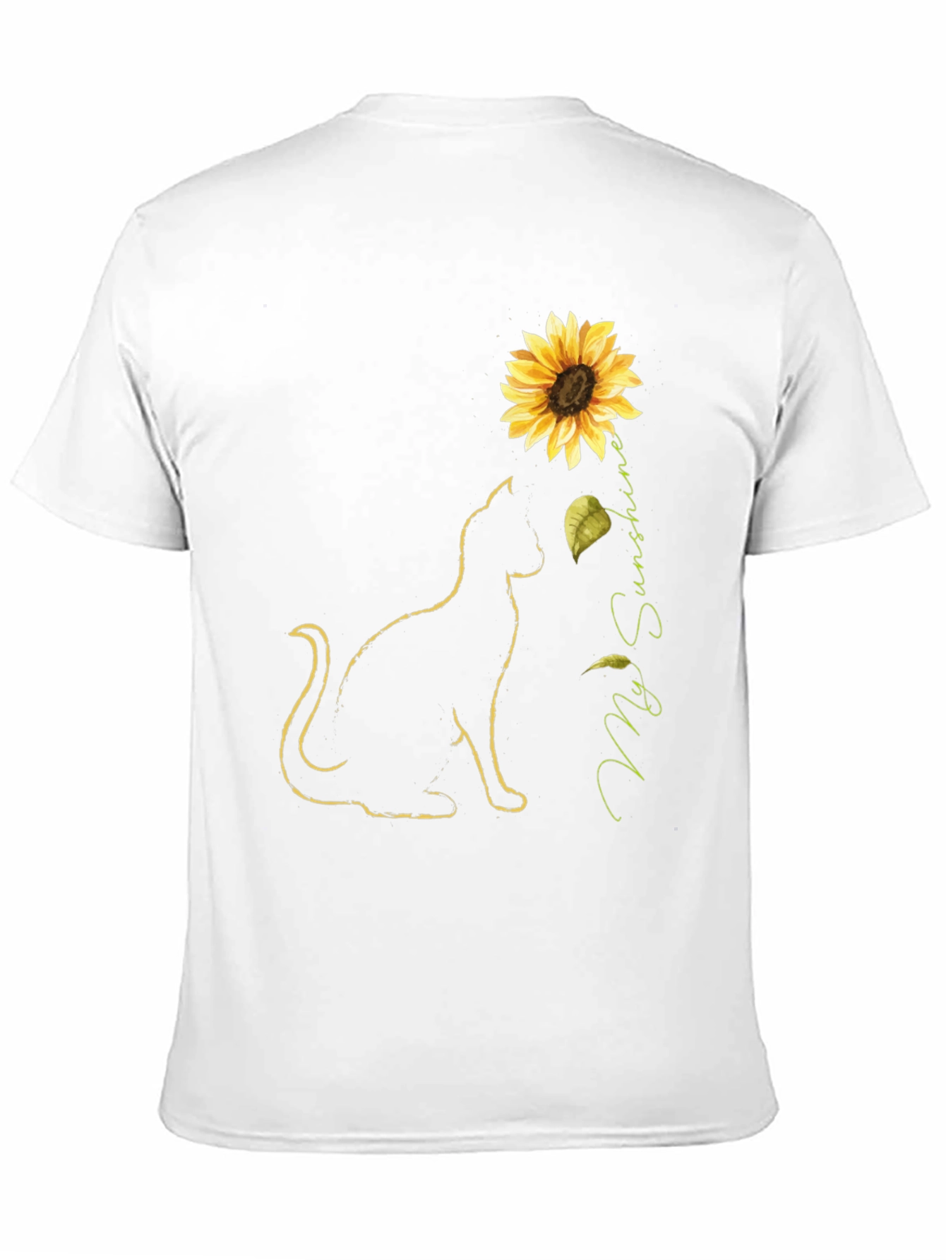 Sunflower Cat T-Shirt - My Sunshine