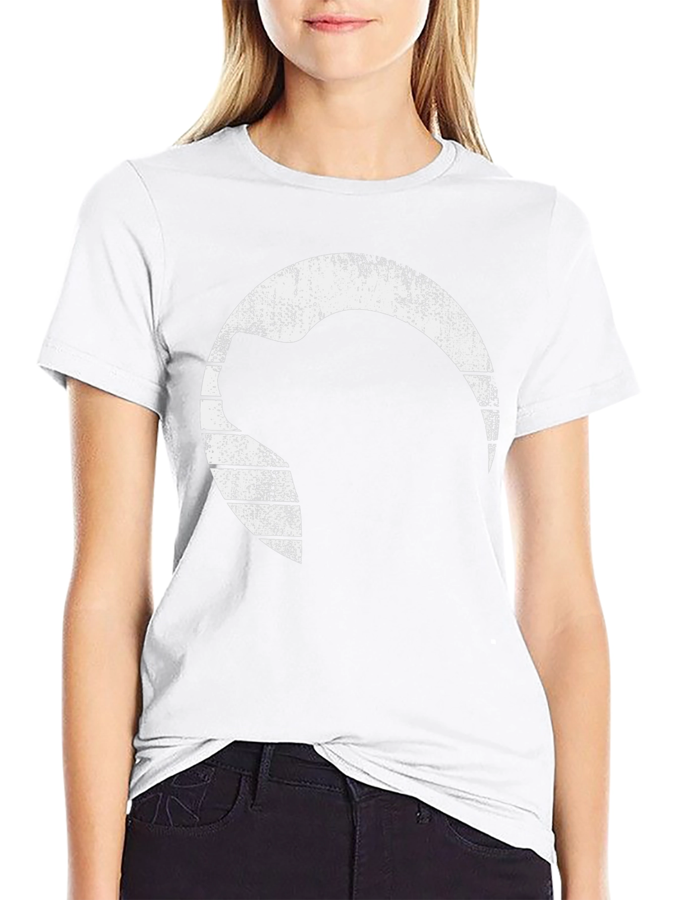 Cool Retro Bear Silhouette T-Shirt - Black
