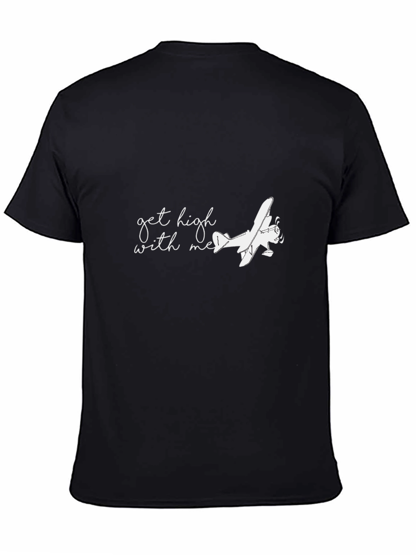 Get High With Me Airplane Graphic Tee