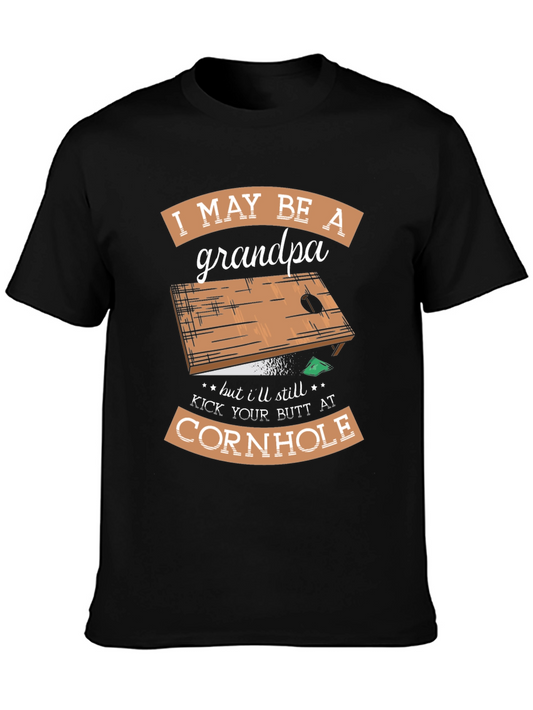 Grandpa Cornhole T-Shirt: Kick Your Butt at Cornhole!