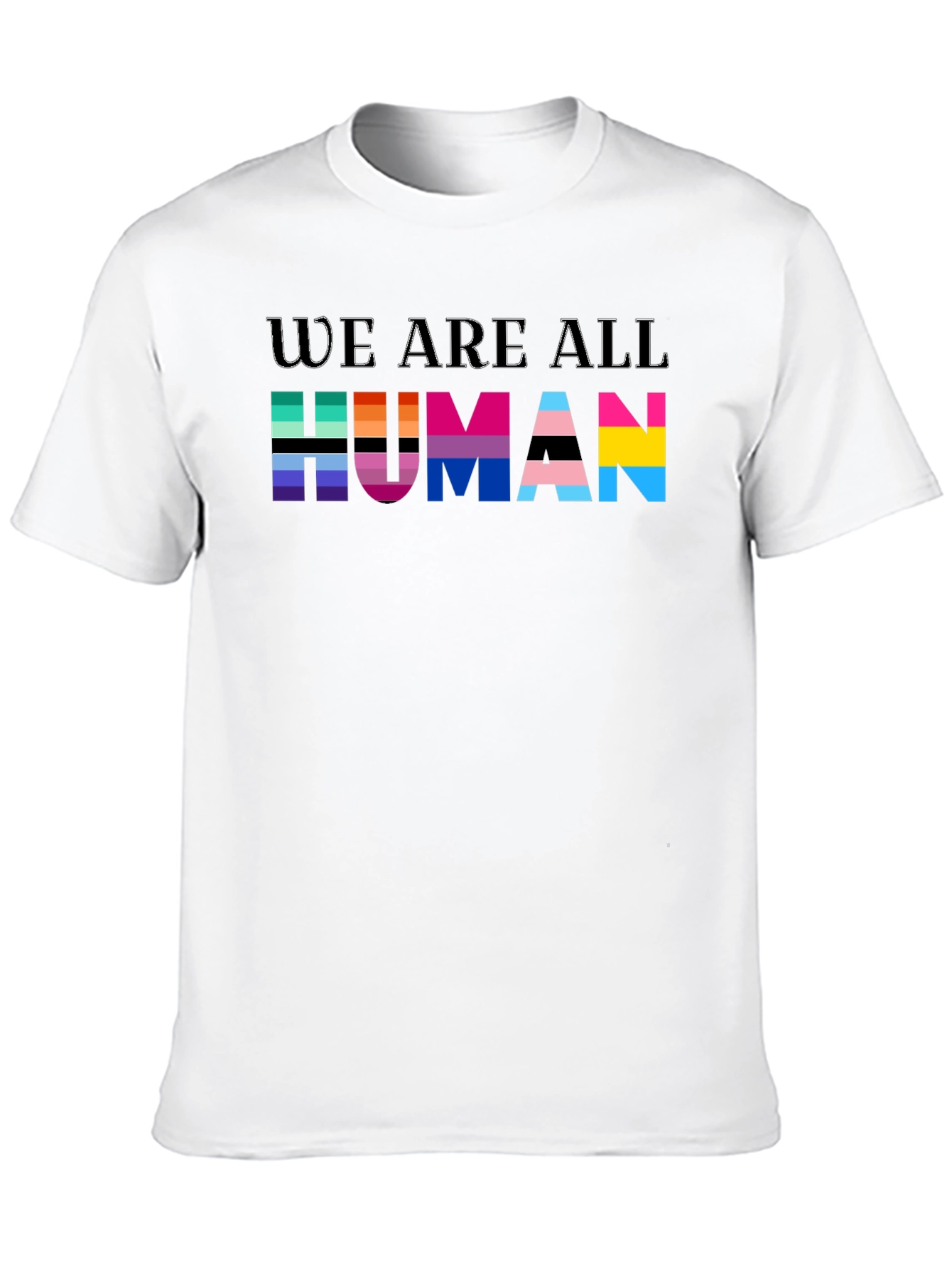 We Are All Human Pride Graphic Tee