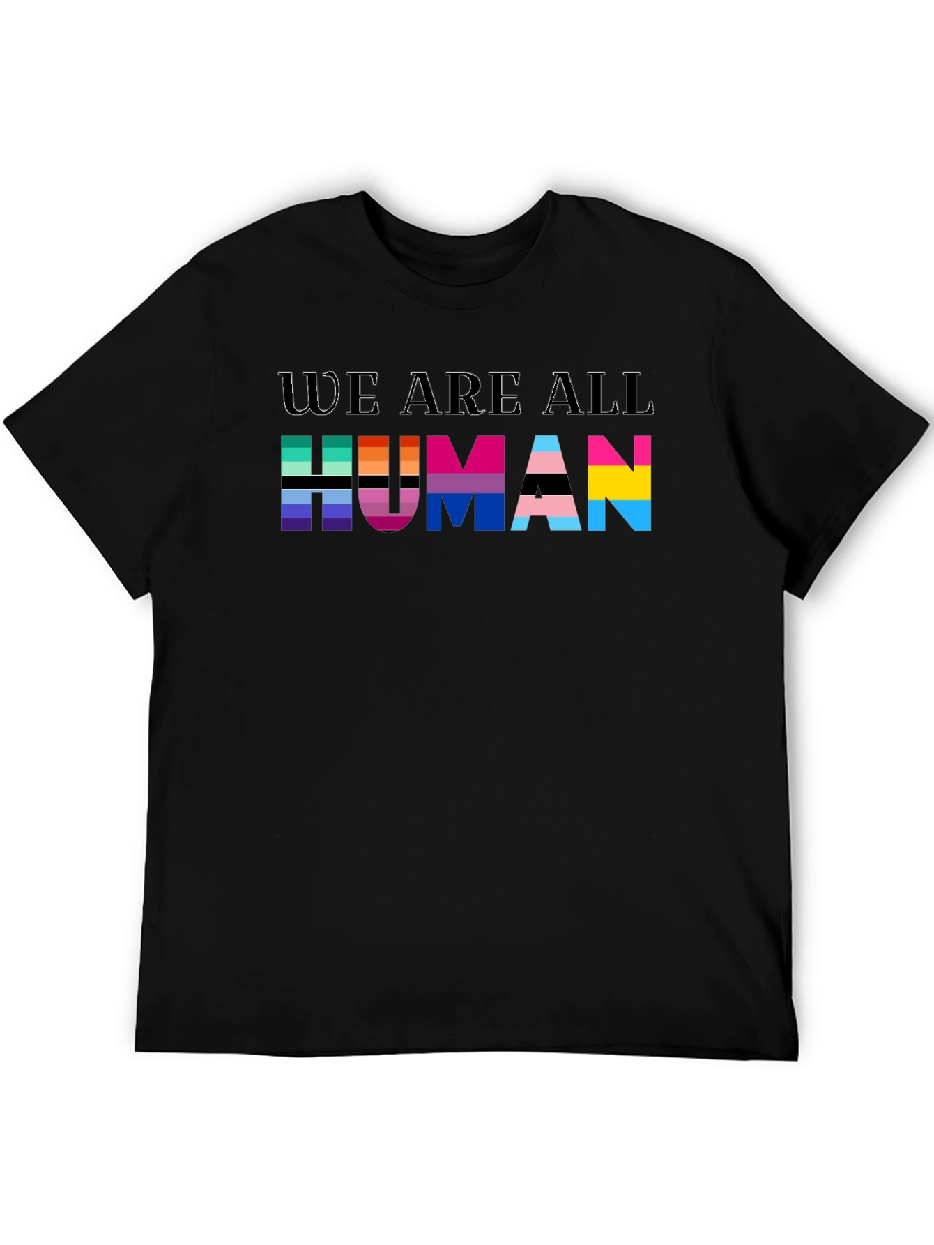 We Are All Human Pride Graphic Tee